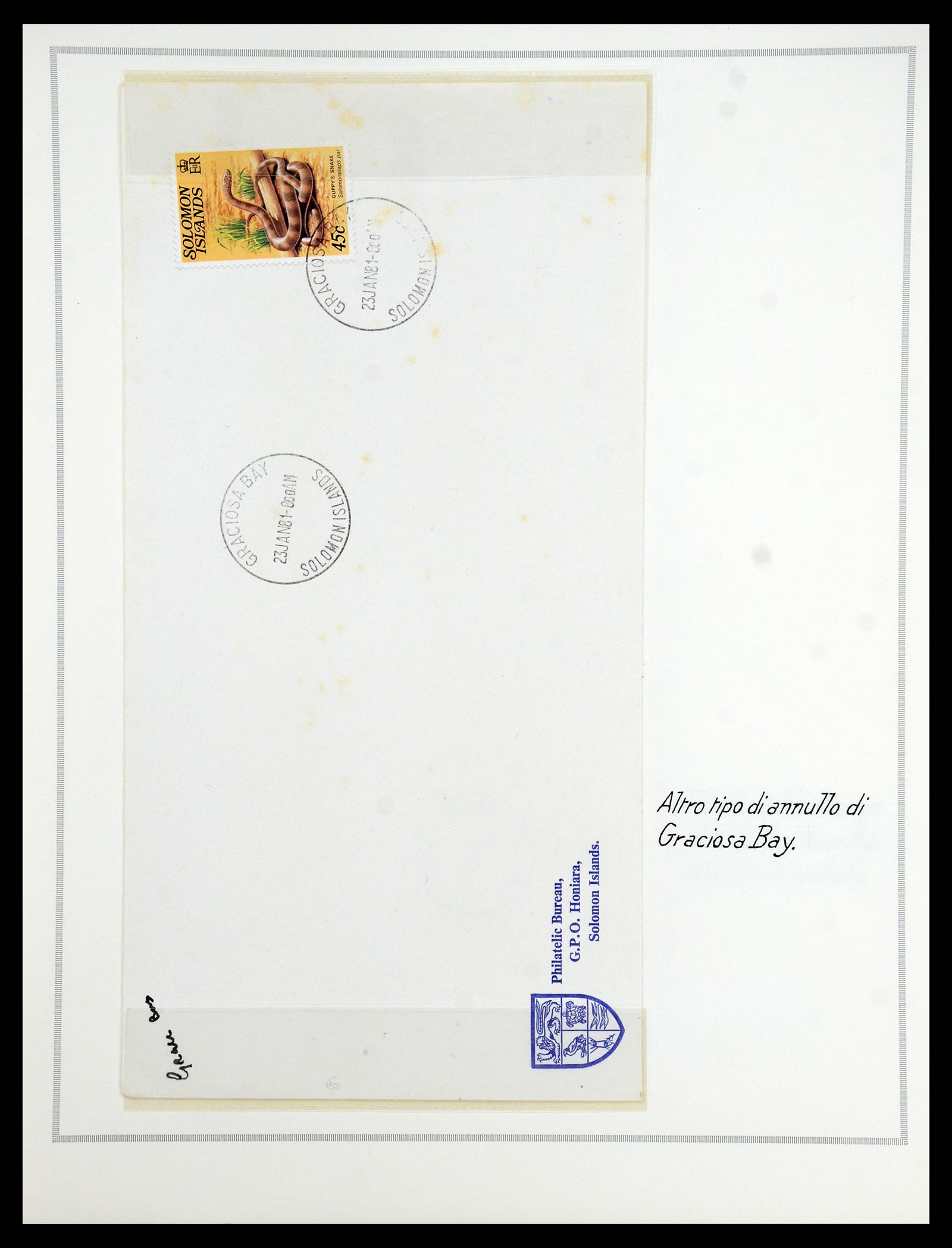 35333 054 - Postzegelverzameling 35333 Engelse gebieden brieven.