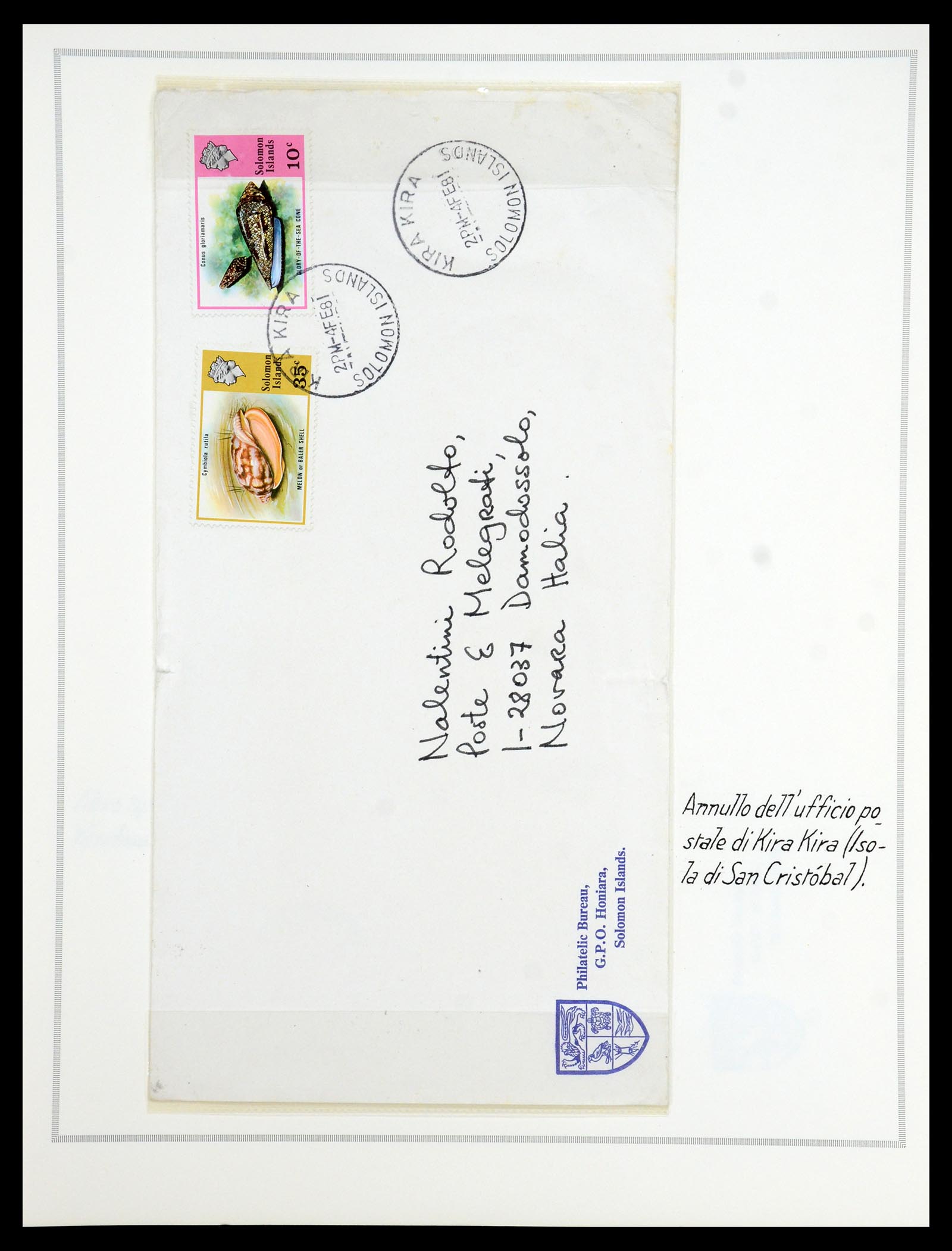 35333 055 - Postzegelverzameling 35333 Engelse gebieden brieven.