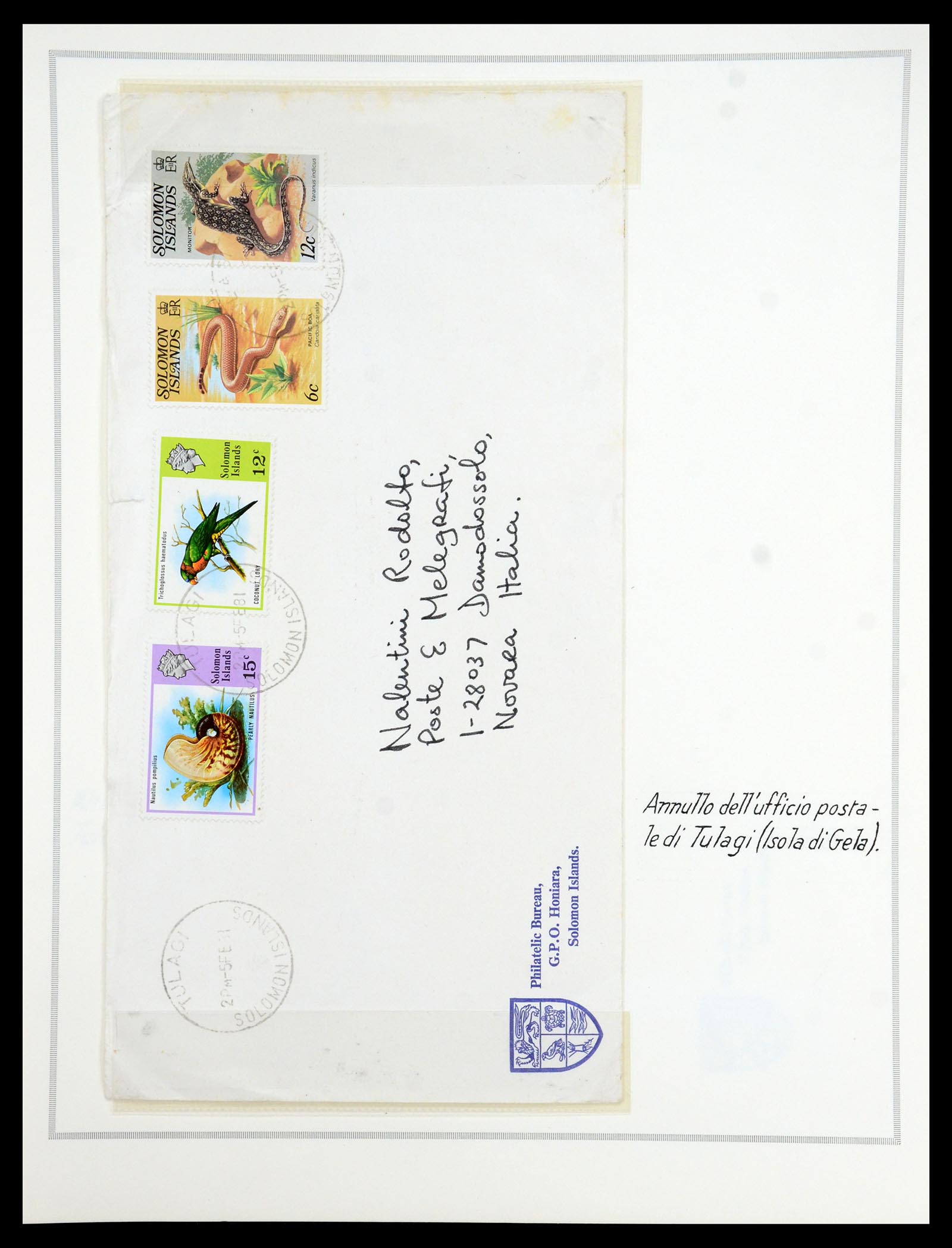 35333 057 - Postzegelverzameling 35333 Engelse gebieden brieven.