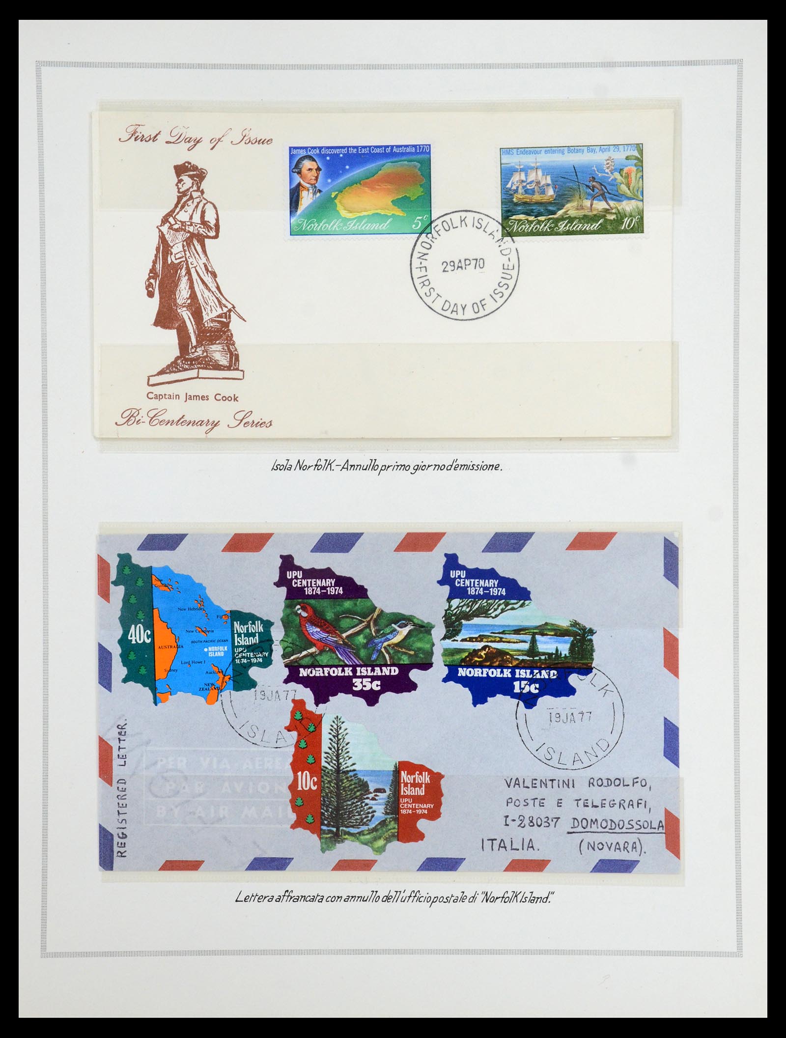 35333 059 - Postzegelverzameling 35333 Engelse gebieden brieven.