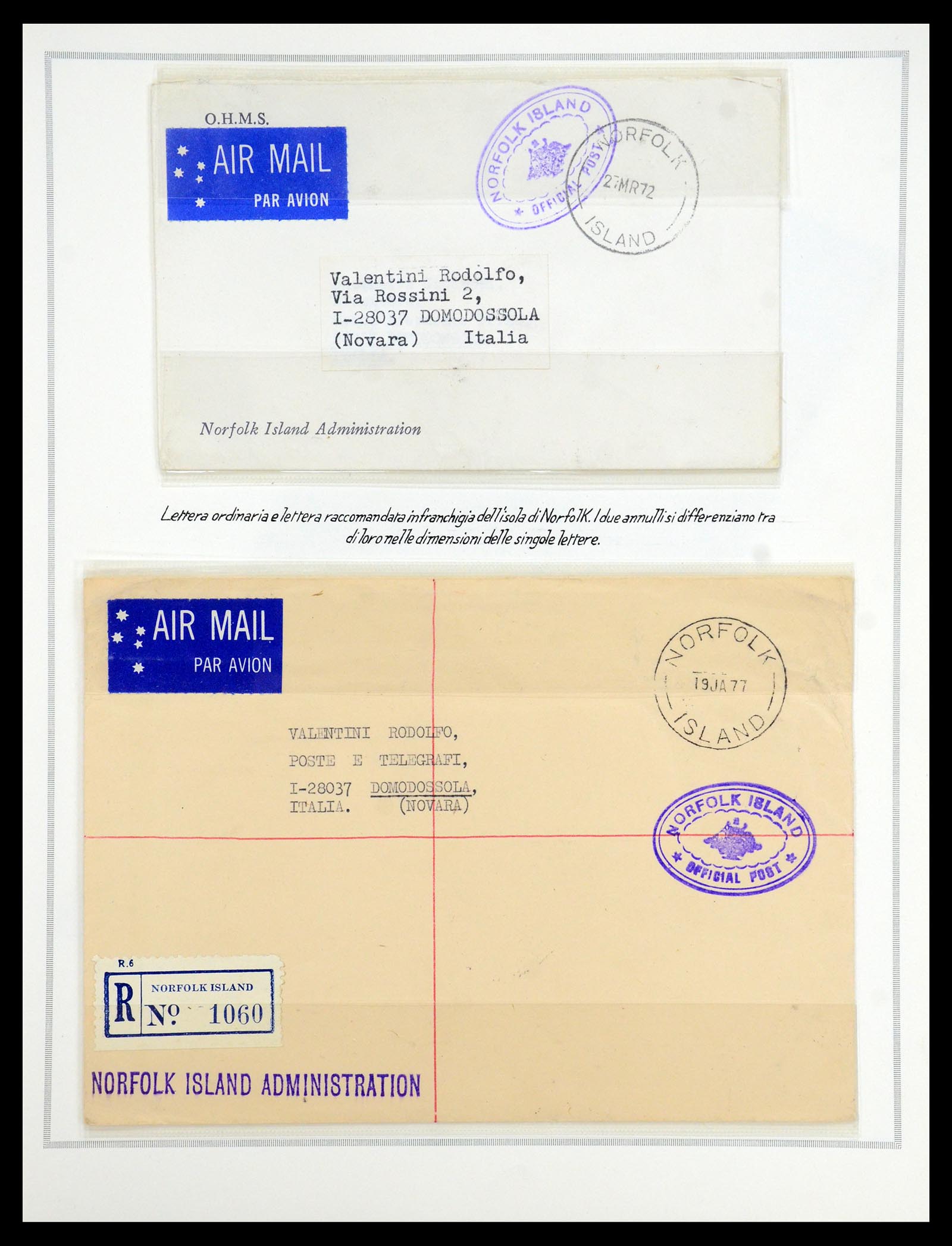 35333 060 - Postzegelverzameling 35333 Engelse gebieden brieven.