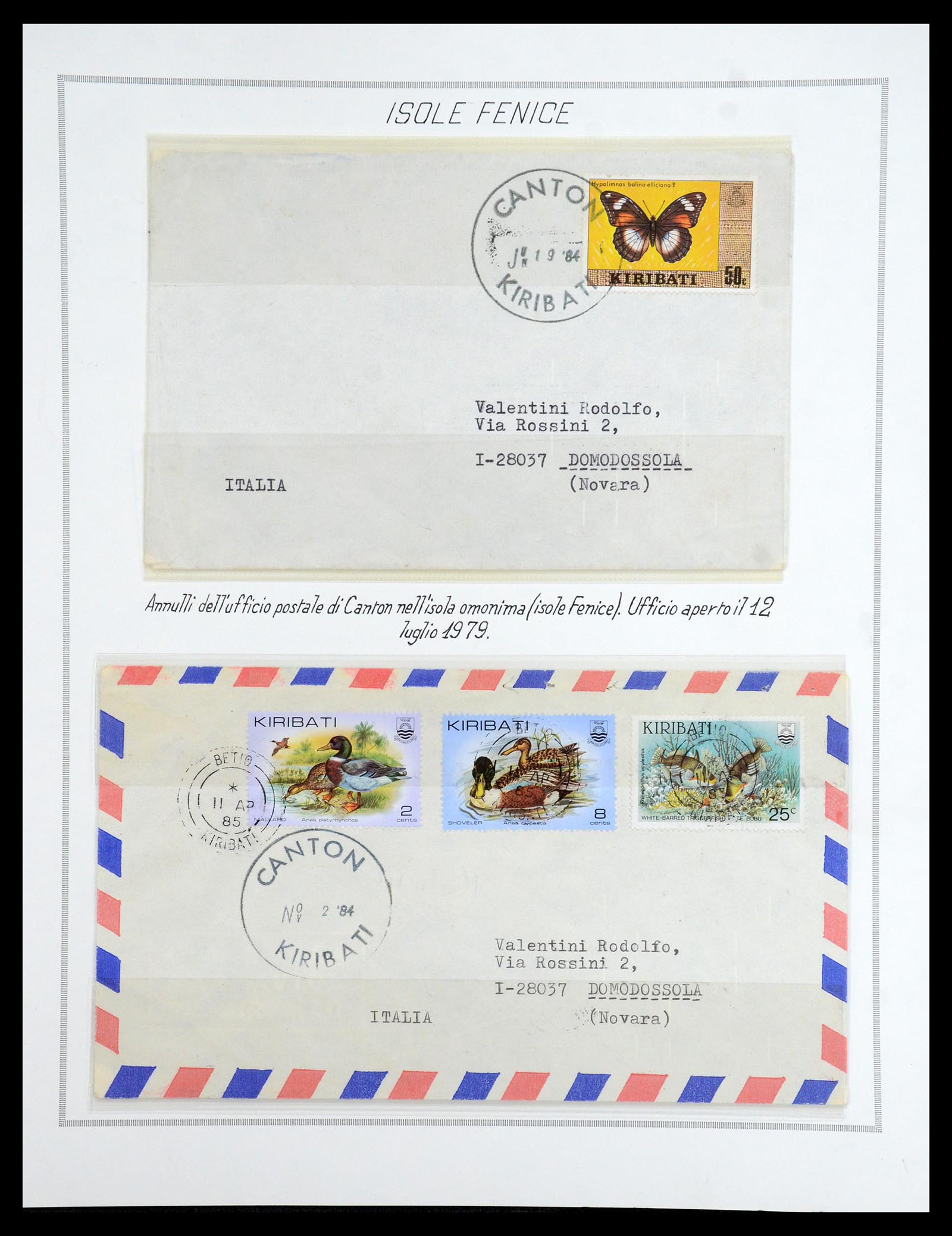 35333 382 - Postzegelverzameling 35333 Engelse gebieden brieven.