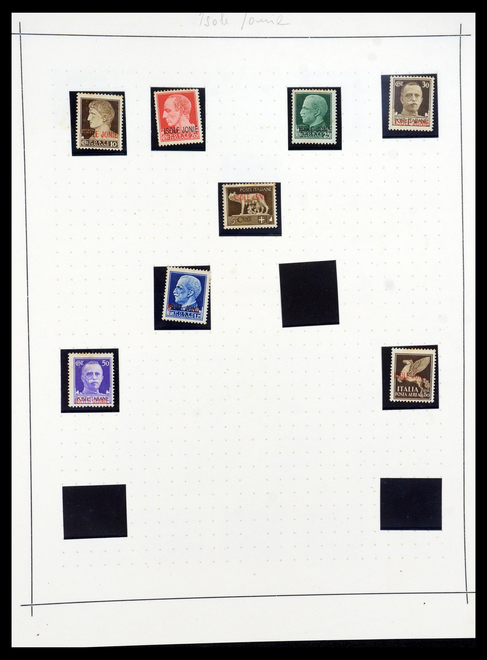 35335 001 - Postzegelverzameling 35335 Italiaanse gebieden, bezettingen, koloniën