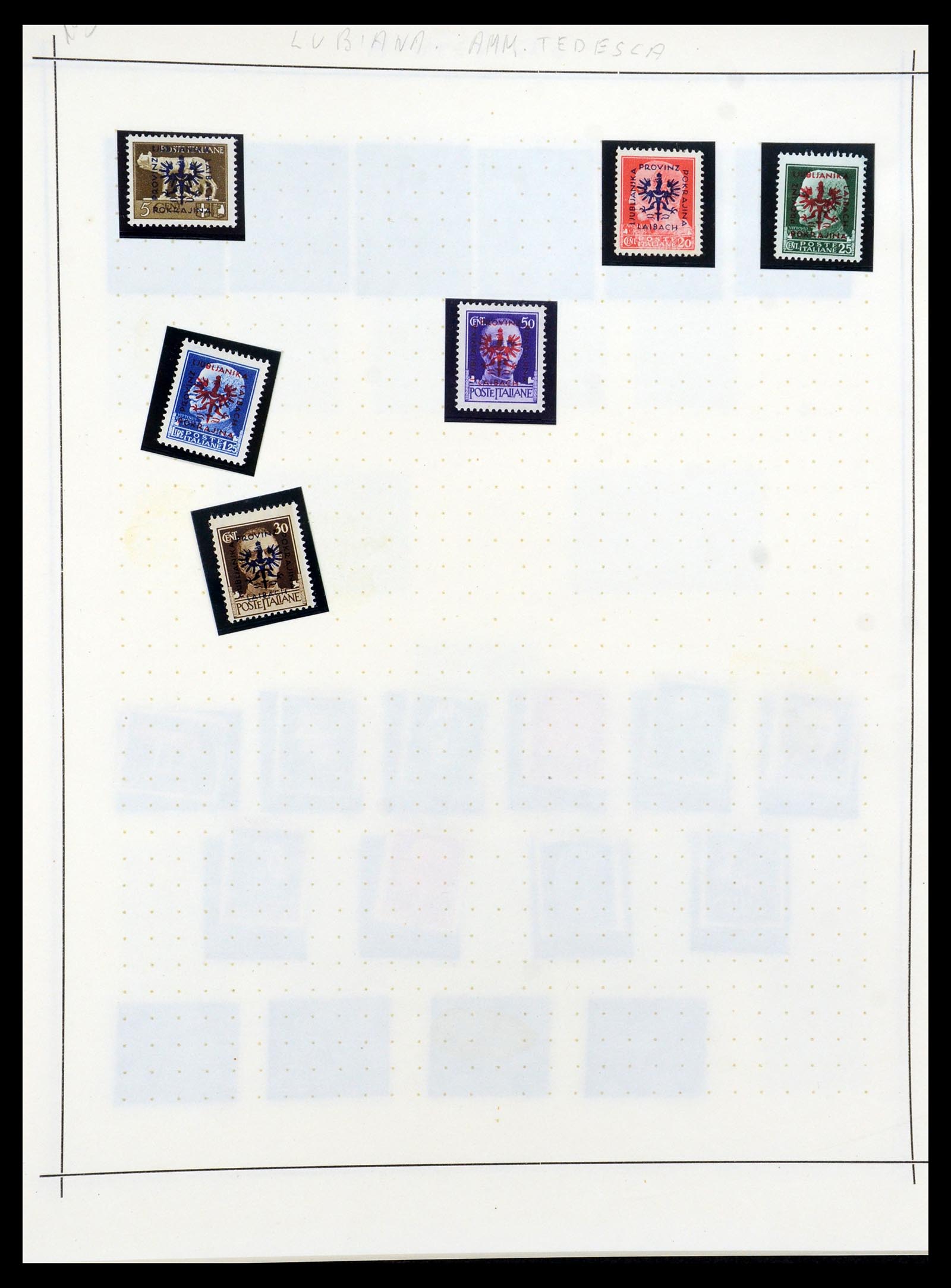35335 002 - Postzegelverzameling 35335 Italiaanse gebieden, bezettingen, koloniën