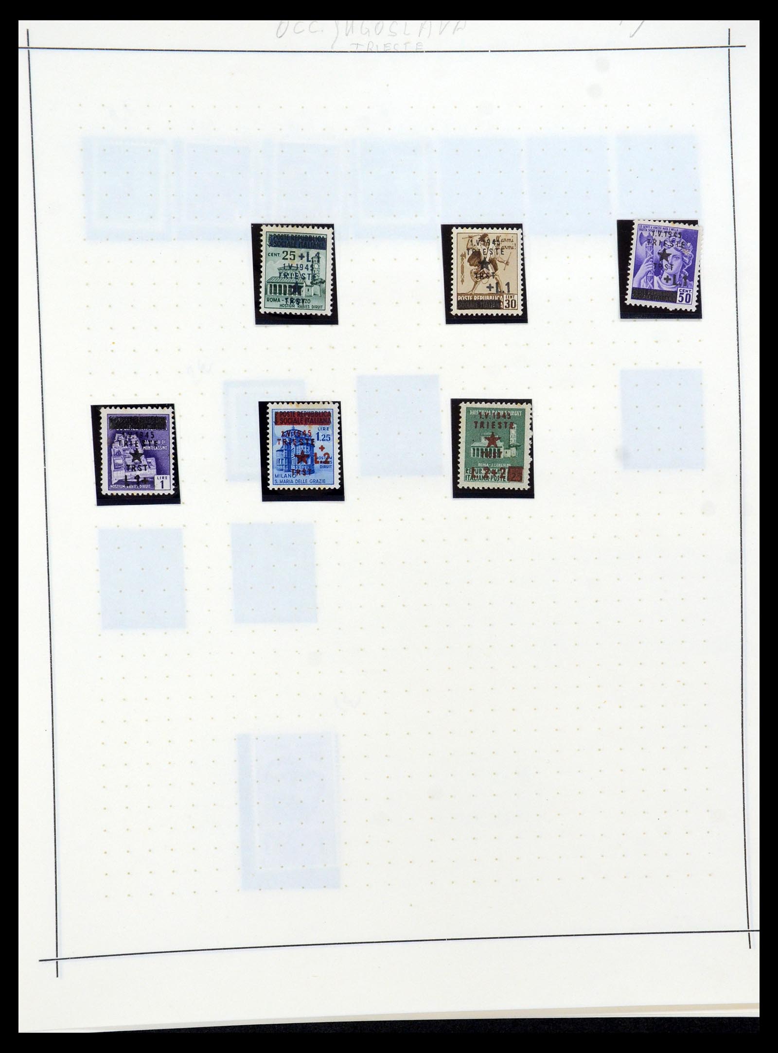 35335 010 - Postzegelverzameling 35335 Italiaanse gebieden, bezettingen, koloniën