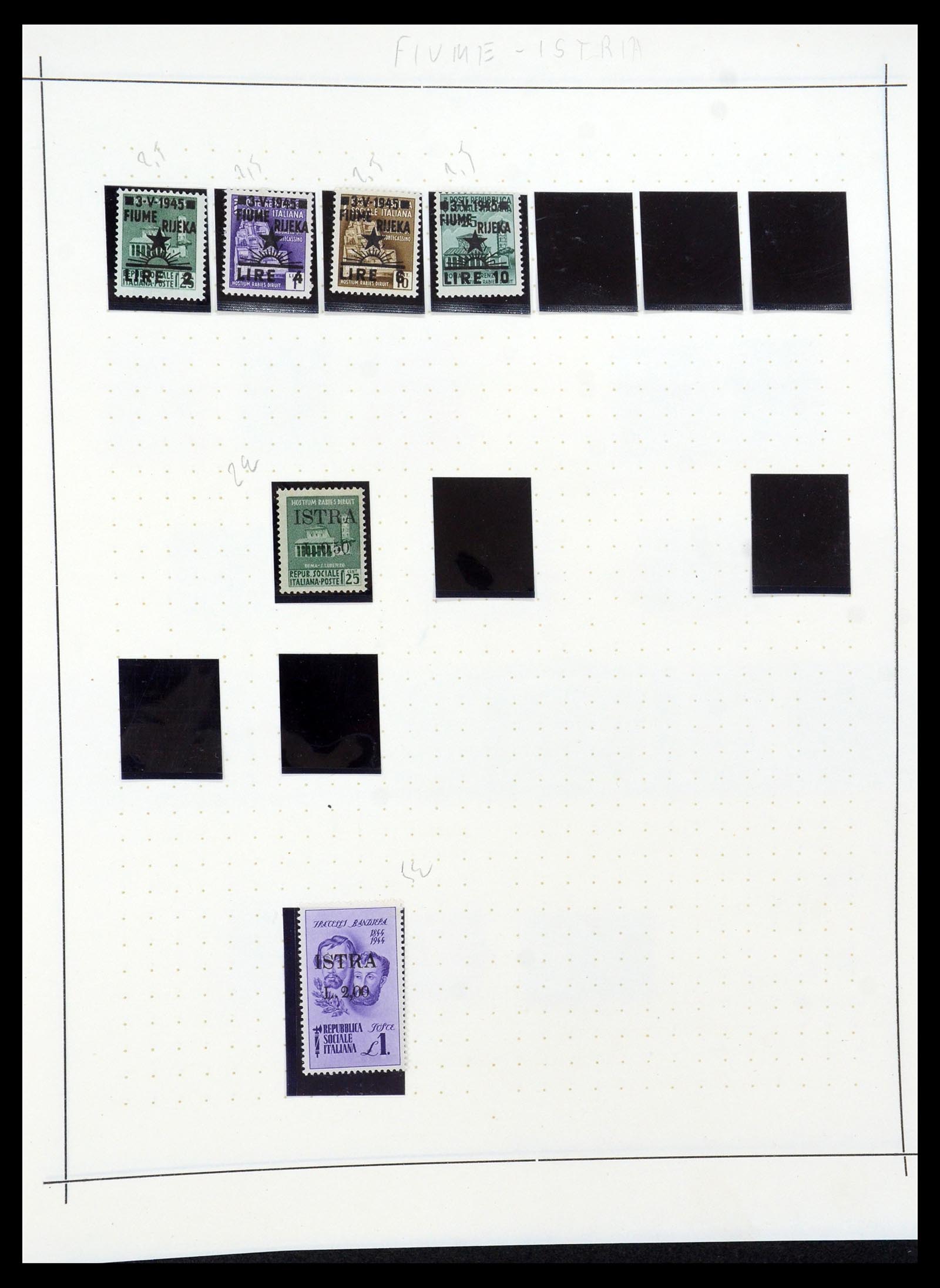 35335 011 - Postzegelverzameling 35335 Italiaanse gebieden, bezettingen, koloniën