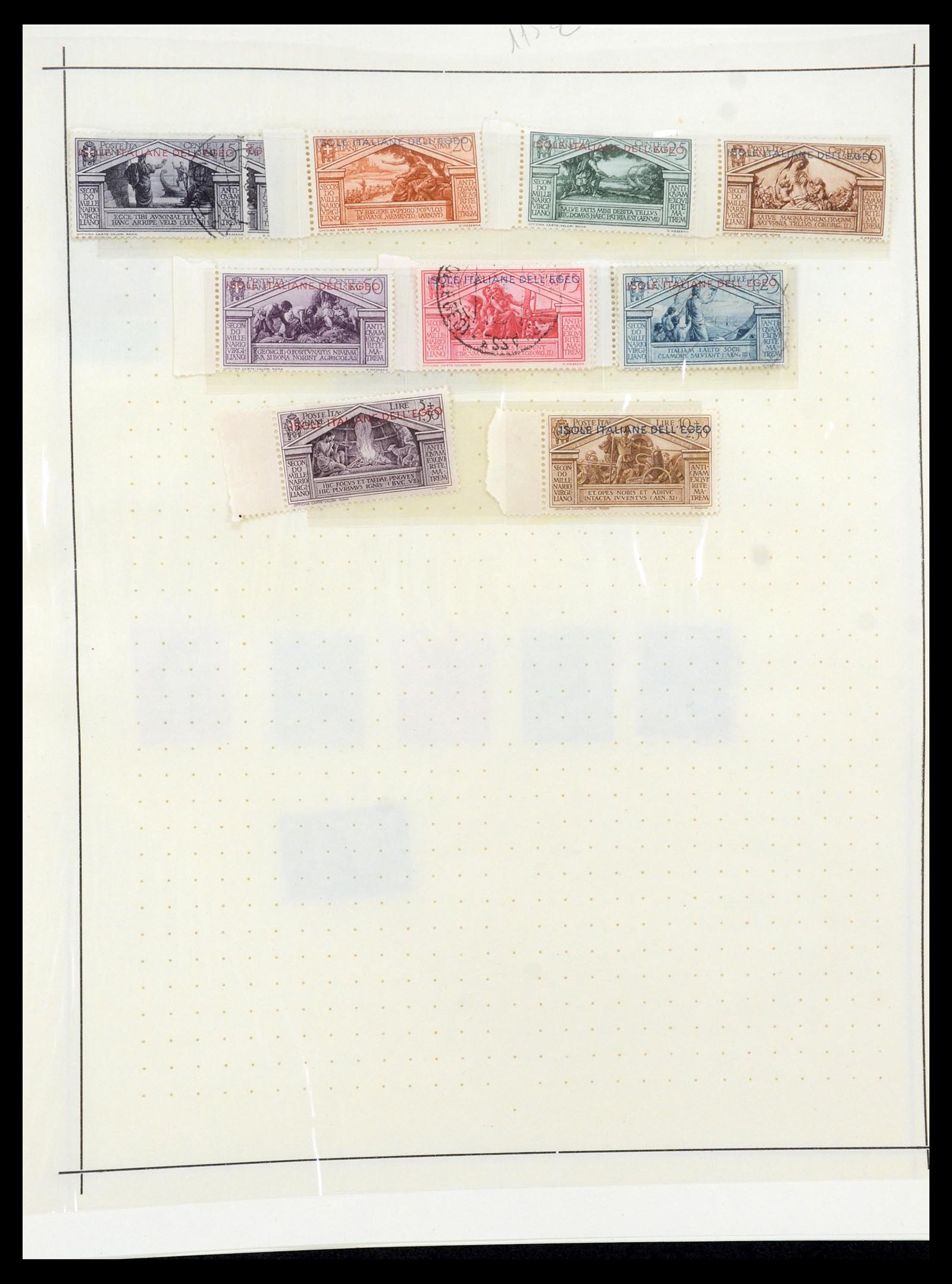 35335 014 - Postzegelverzameling 35335 Italiaanse gebieden, bezettingen, koloniën