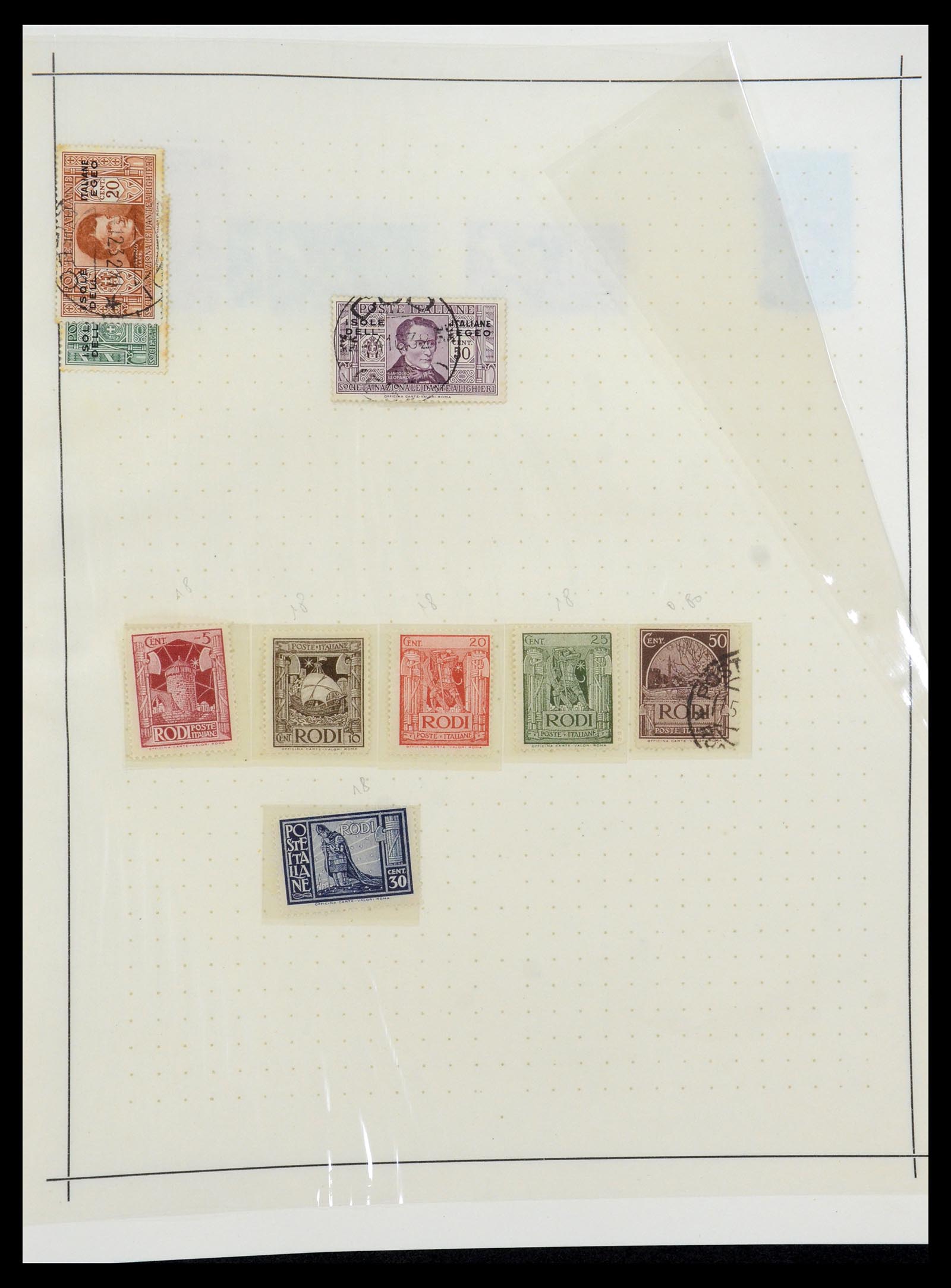 35335 015 - Postzegelverzameling 35335 Italiaanse gebieden, bezettingen, koloniën
