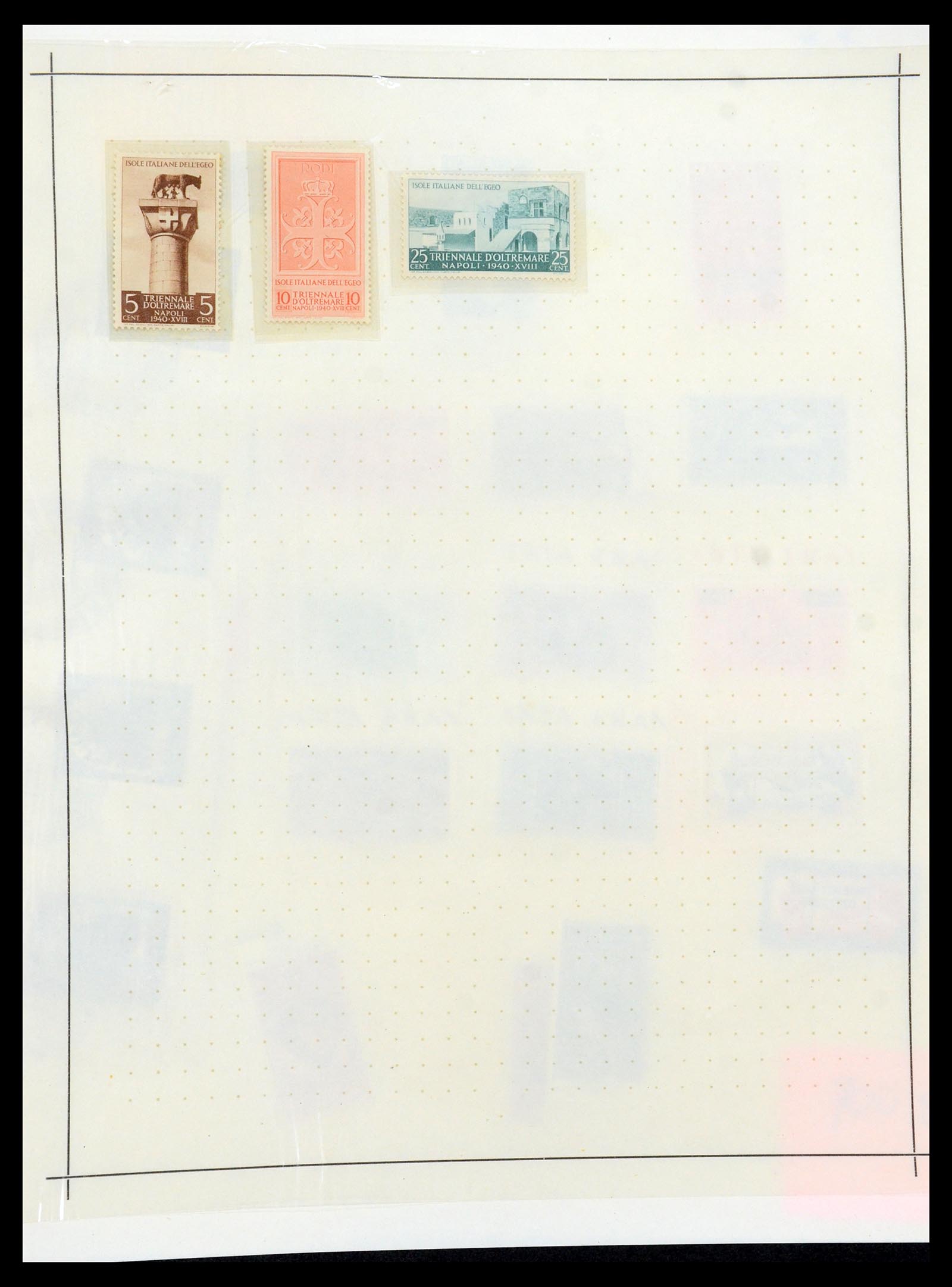 35335 018 - Postzegelverzameling 35335 Italiaanse gebieden, bezettingen, koloniën
