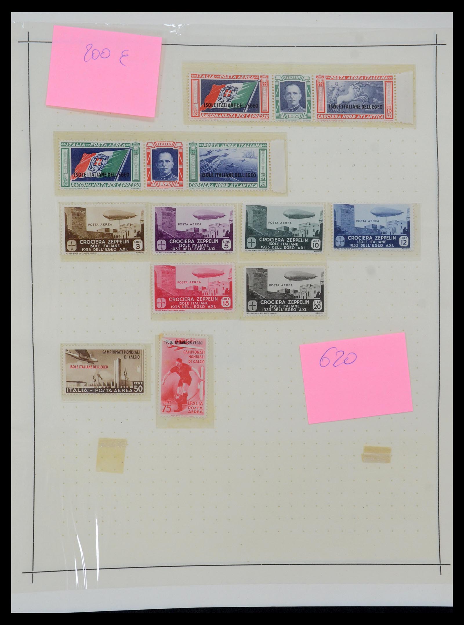 35335 020 - Postzegelverzameling 35335 Italiaanse gebieden, bezettingen, koloniën