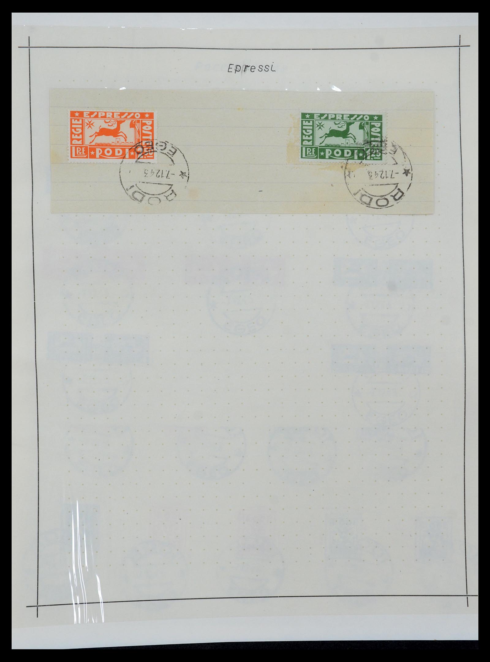 35335 022 - Postzegelverzameling 35335 Italiaanse gebieden, bezettingen, koloniën