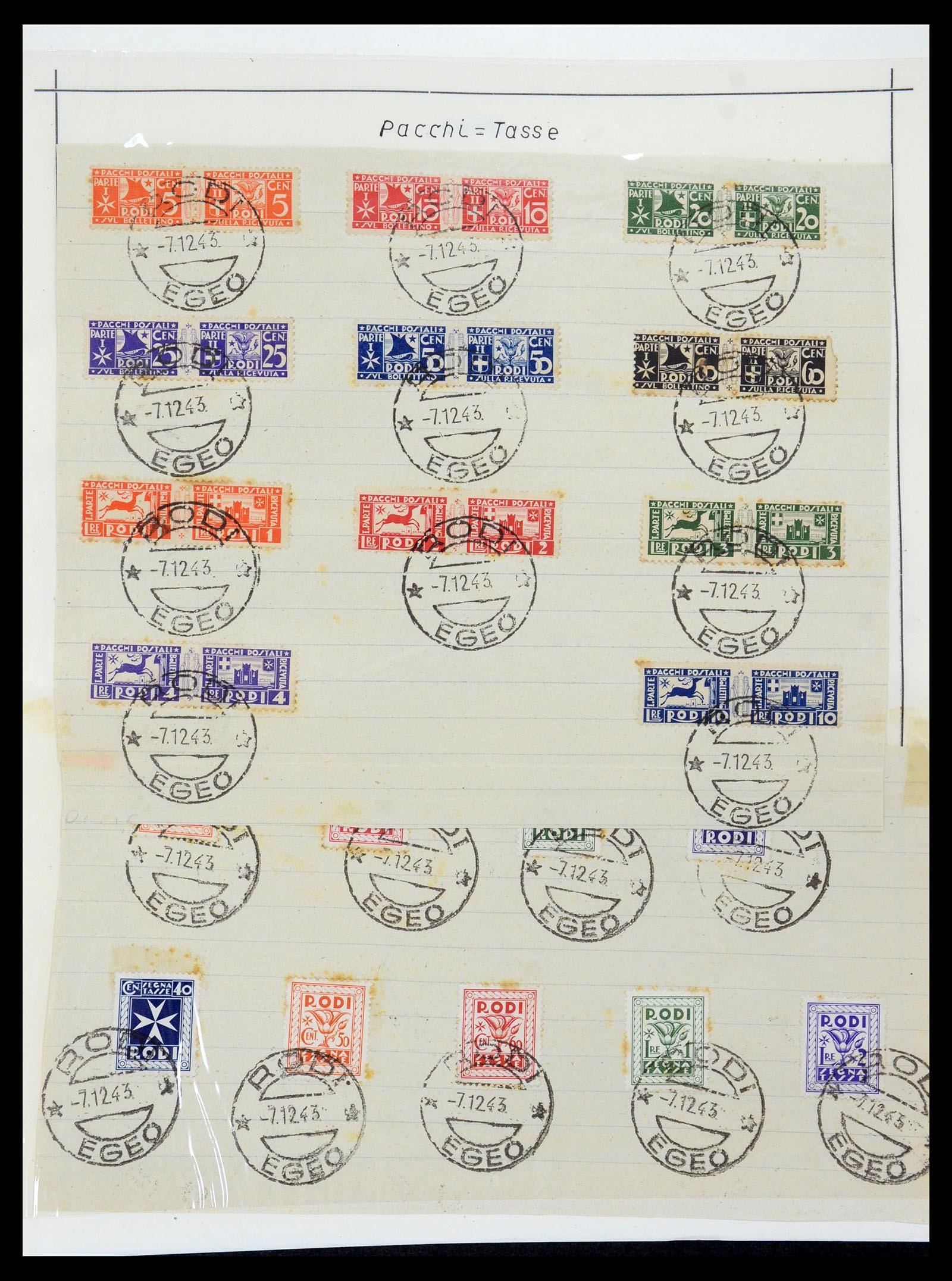 35335 023 - Postzegelverzameling 35335 Italiaanse gebieden, bezettingen, koloniën