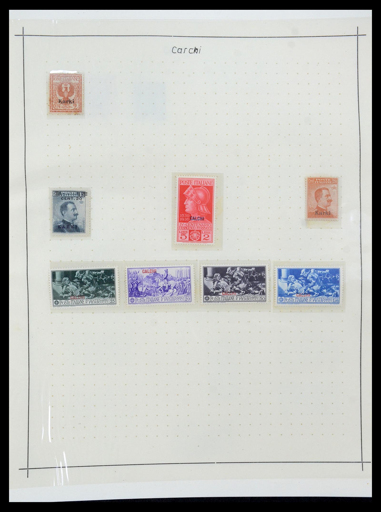 35335 025 - Postzegelverzameling 35335 Italiaanse gebieden, bezettingen, koloniën