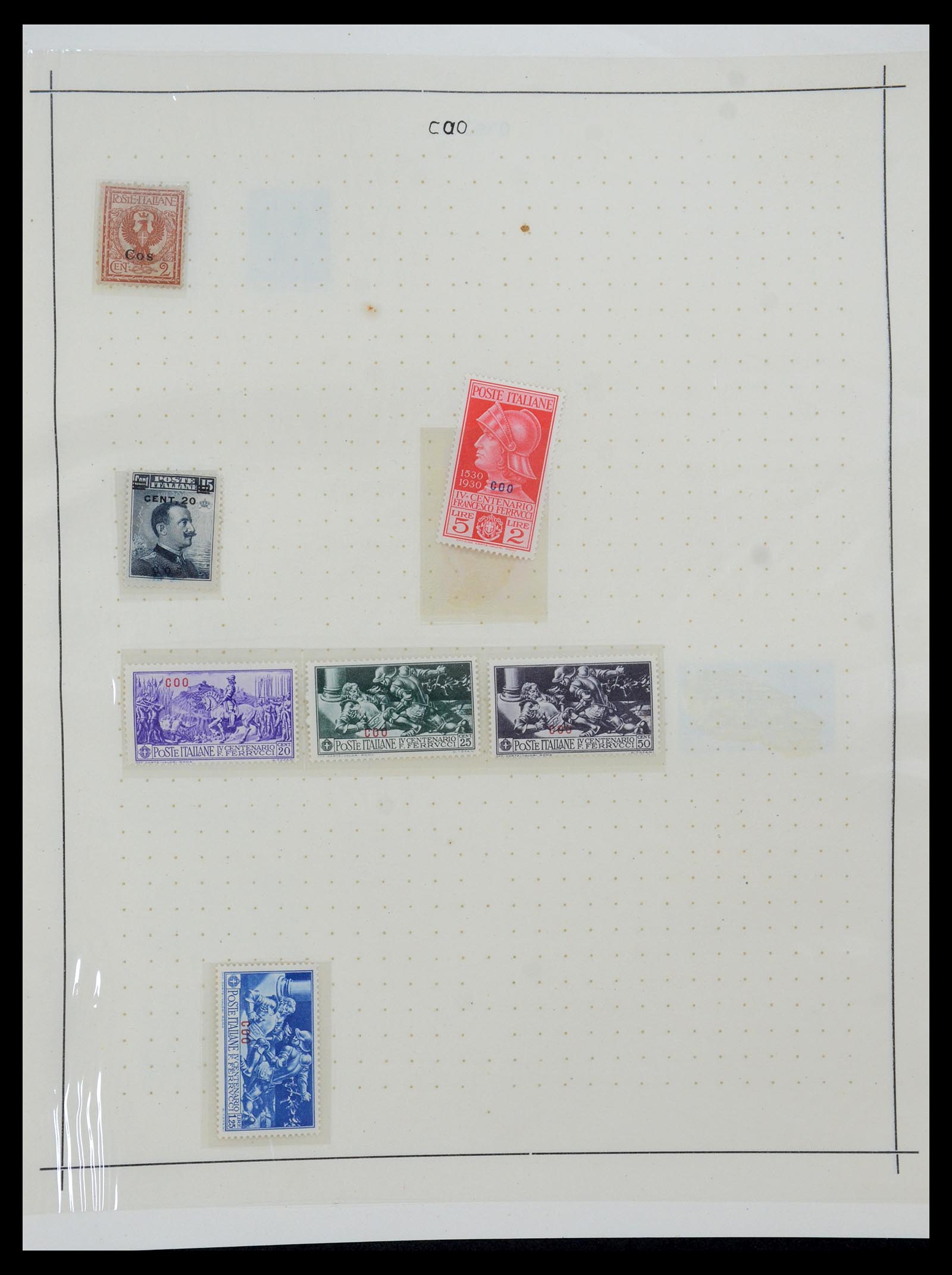 35335 028 - Postzegelverzameling 35335 Italiaanse gebieden, bezettingen, koloniën