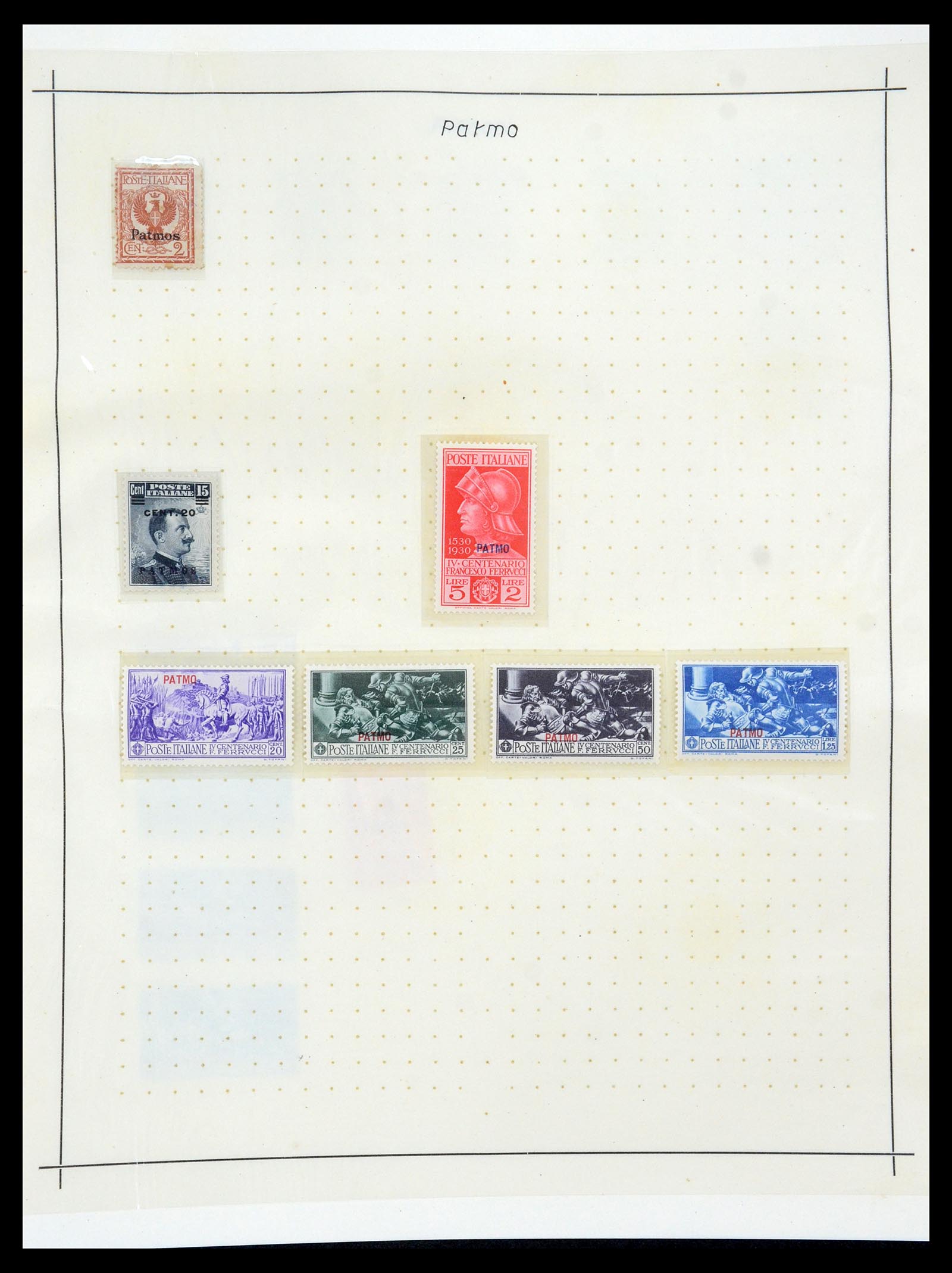 35335 032 - Postzegelverzameling 35335 Italiaanse gebieden, bezettingen, koloniën