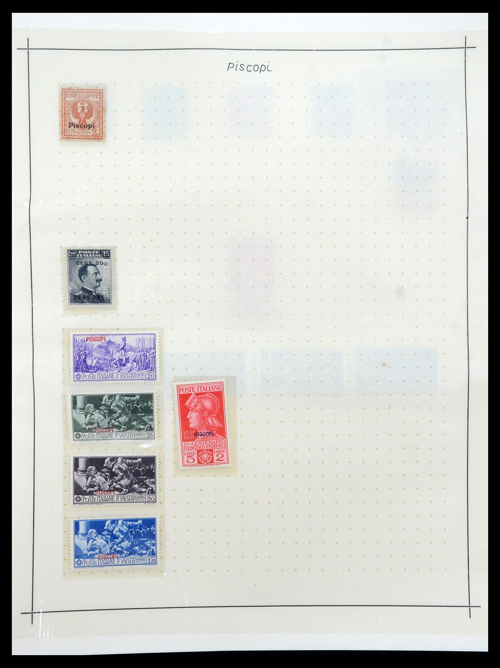 35335 033 - Postzegelverzameling 35335 Italiaanse gebieden, bezettingen, koloniën