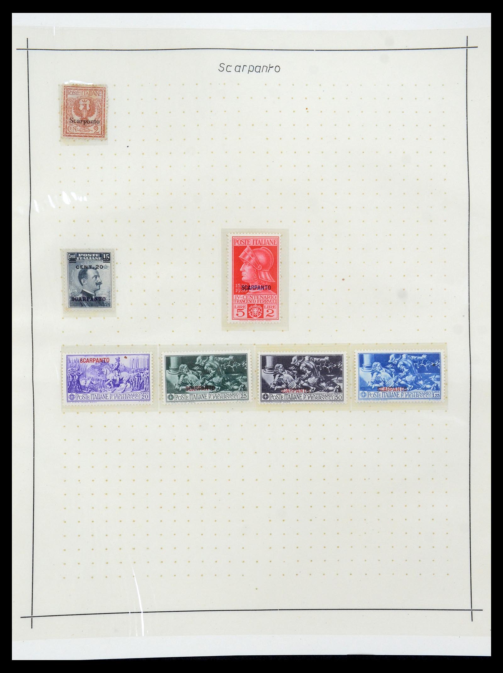35335 035 - Postzegelverzameling 35335 Italiaanse gebieden, bezettingen, koloniën