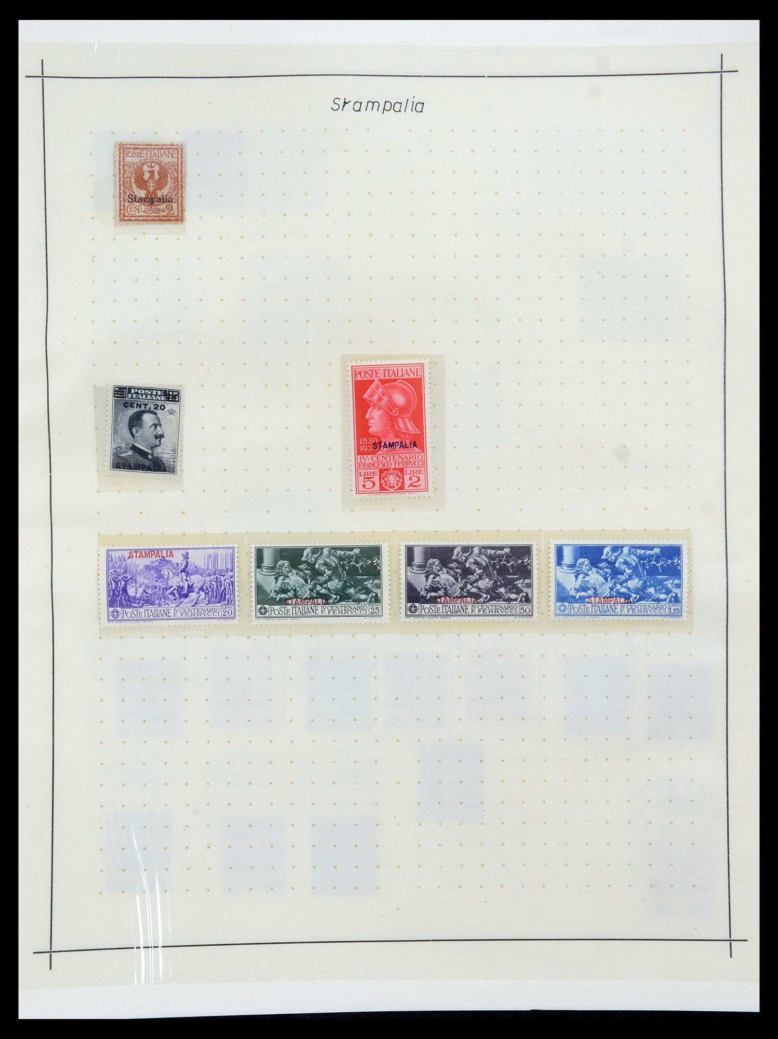 35335 036 - Postzegelverzameling 35335 Italiaanse gebieden, bezettingen, koloniën
