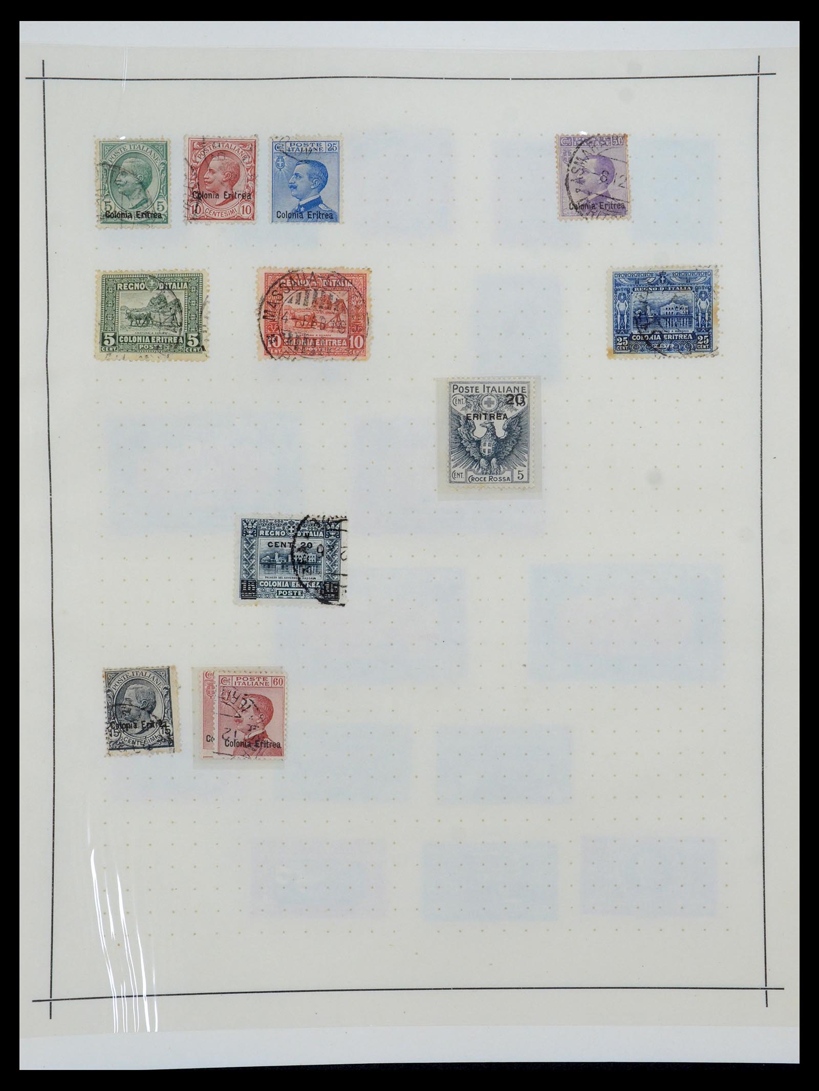 35335 038 - Postzegelverzameling 35335 Italiaanse gebieden, bezettingen, koloniën