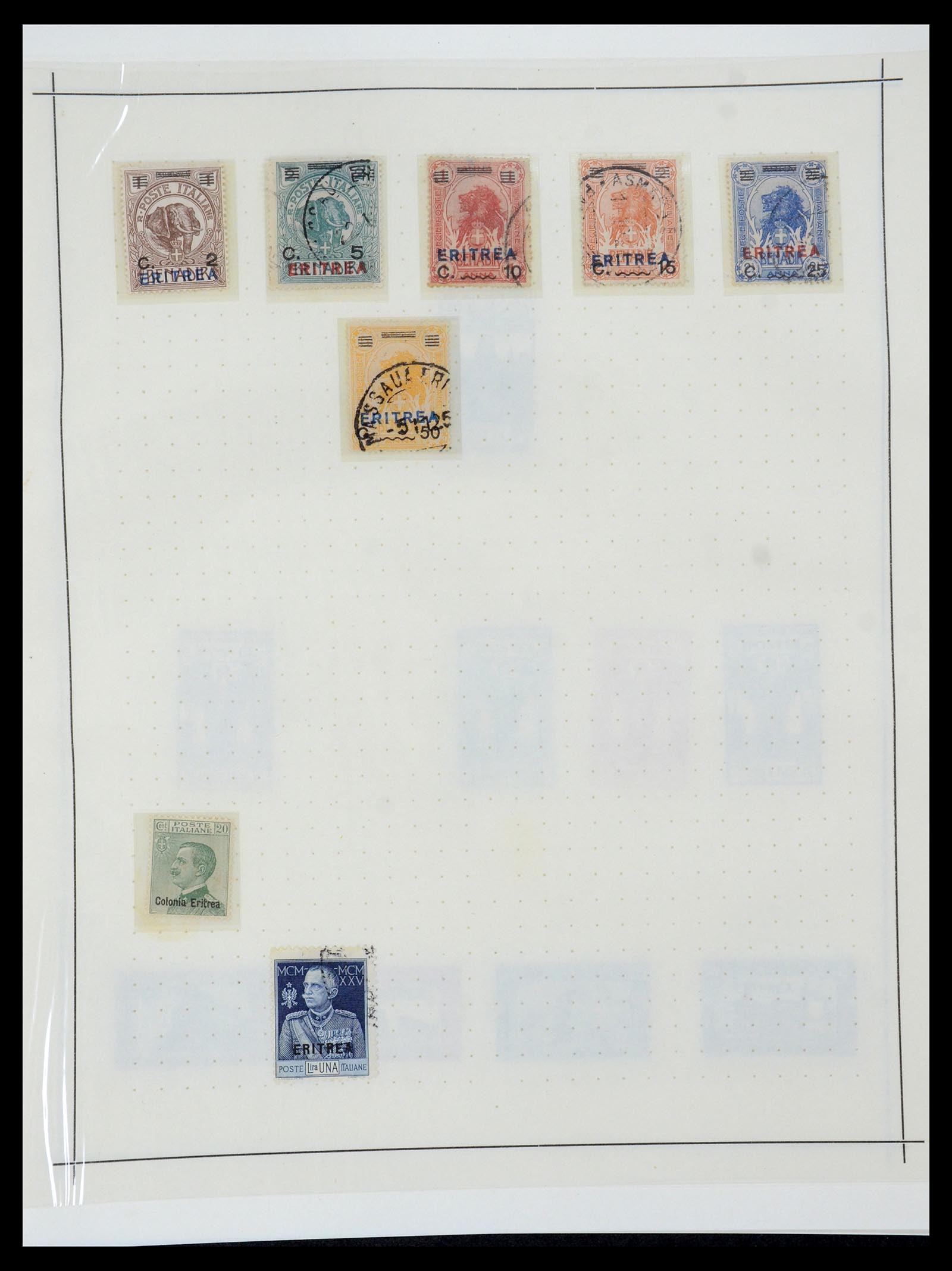 35335 041 - Postzegelverzameling 35335 Italiaanse gebieden, bezettingen, koloniën
