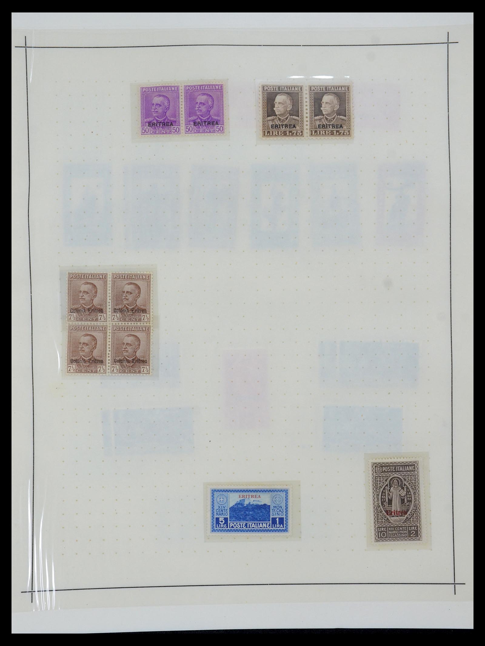 35335 043 - Postzegelverzameling 35335 Italiaanse gebieden, bezettingen, koloniën