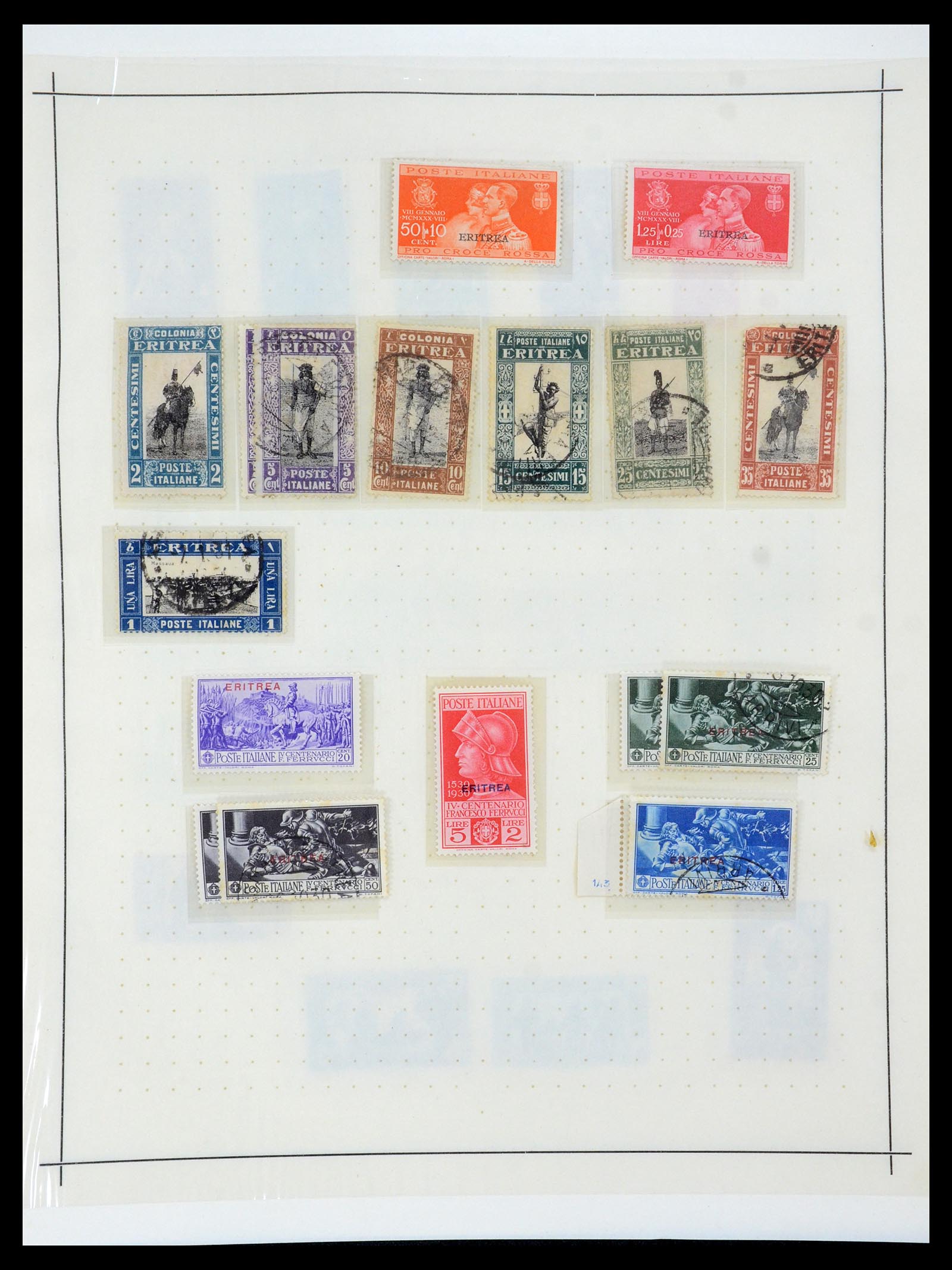 35335 044 - Postzegelverzameling 35335 Italiaanse gebieden, bezettingen, koloniën