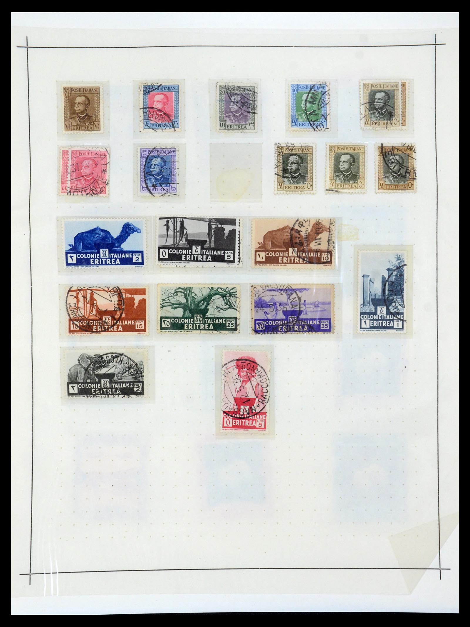 35335 046 - Postzegelverzameling 35335 Italiaanse gebieden, bezettingen, koloniën