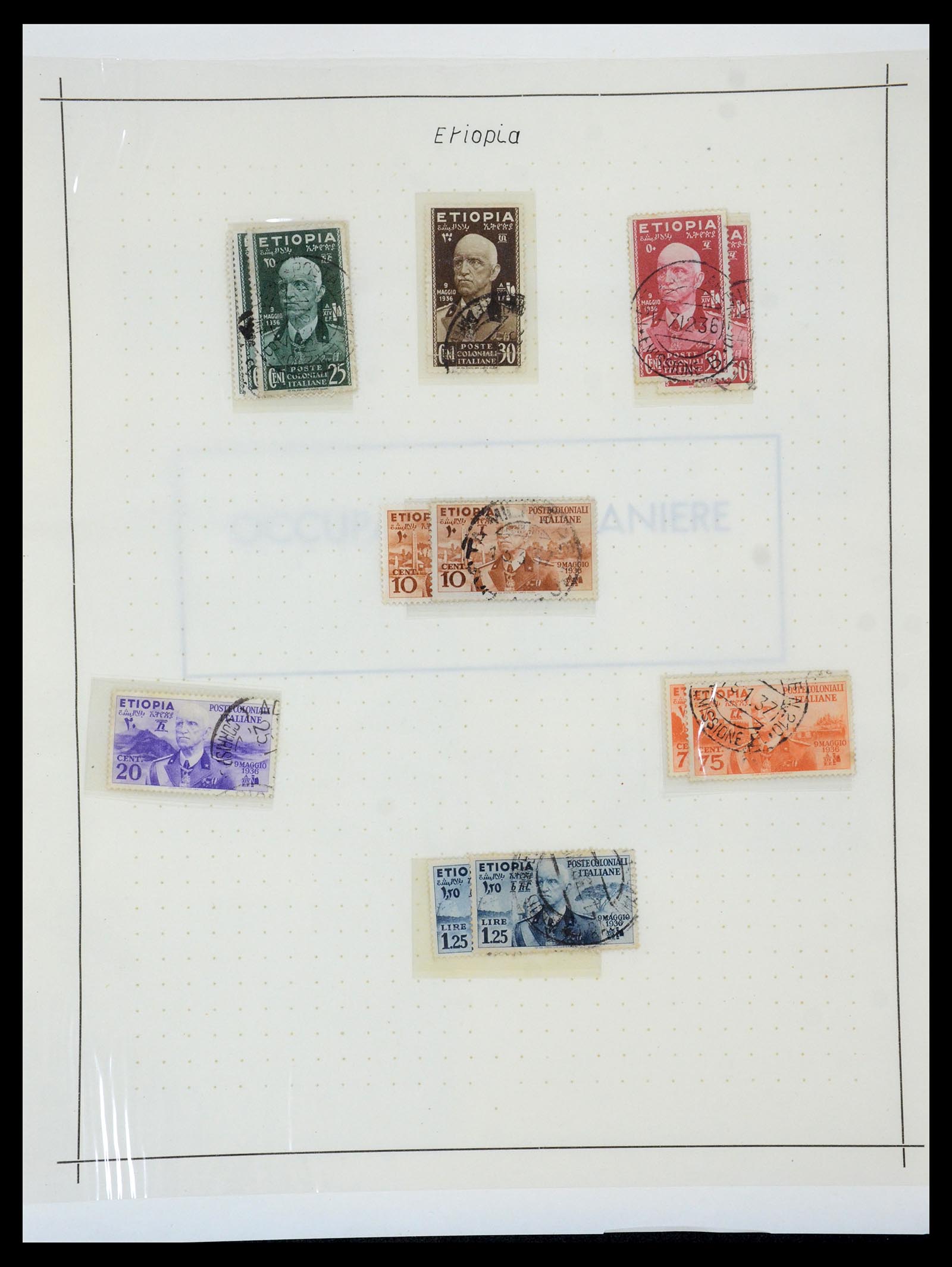 35335 051 - Postzegelverzameling 35335 Italiaanse gebieden, bezettingen, koloniën