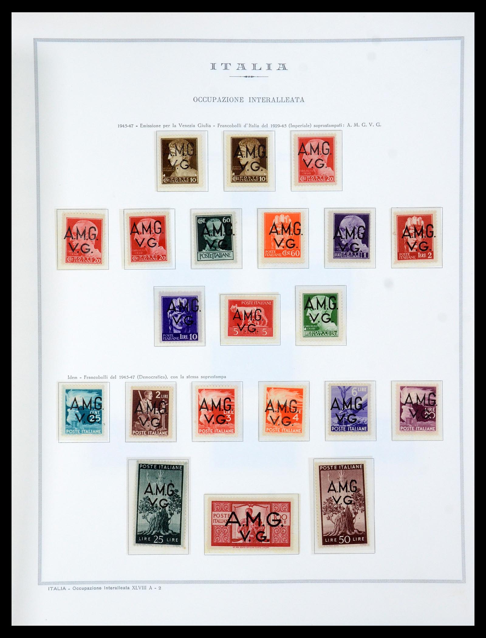 35335 055 - Postzegelverzameling 35335 Italiaanse gebieden, bezettingen, koloniën