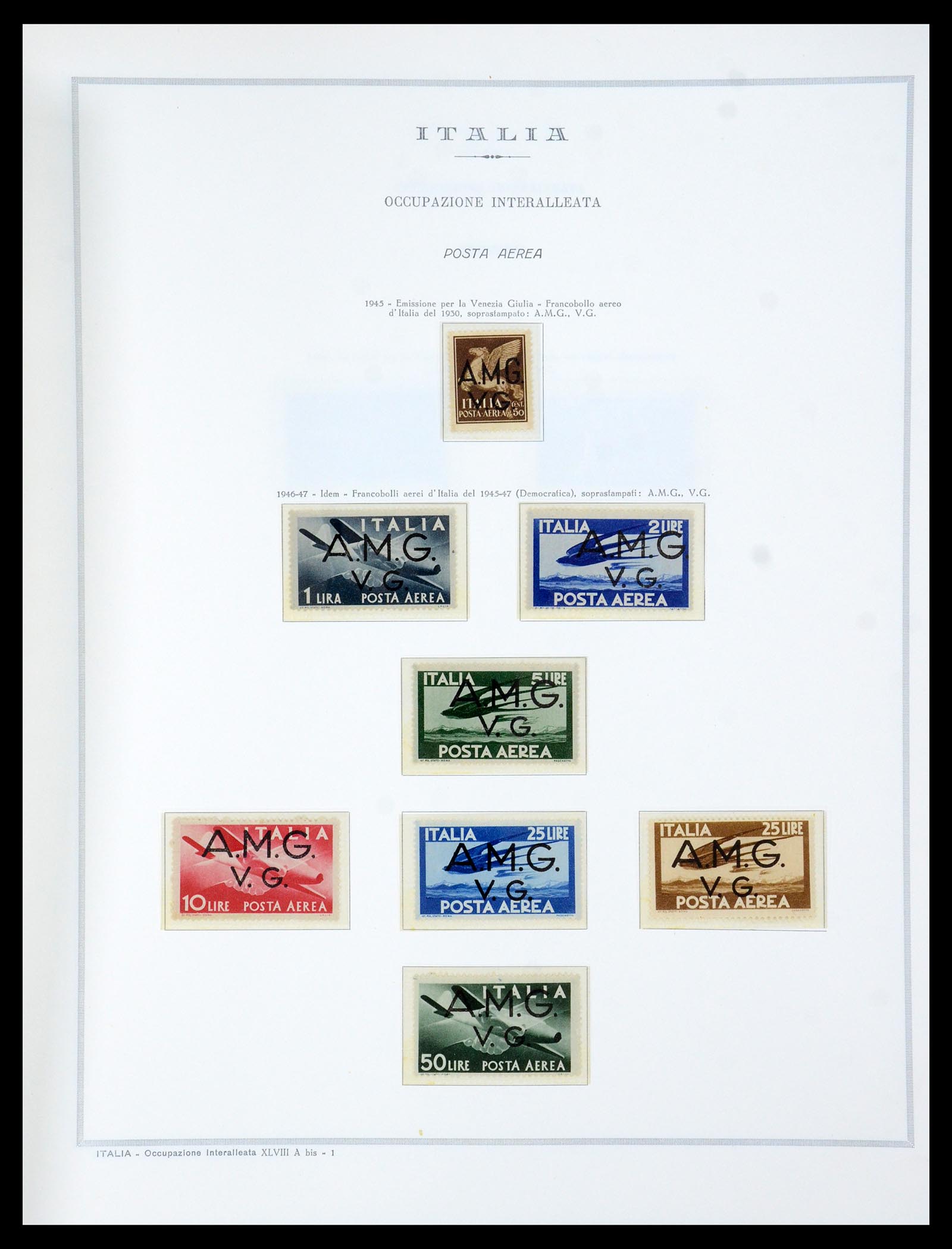 35335 056 - Postzegelverzameling 35335 Italiaanse gebieden, bezettingen, koloniën
