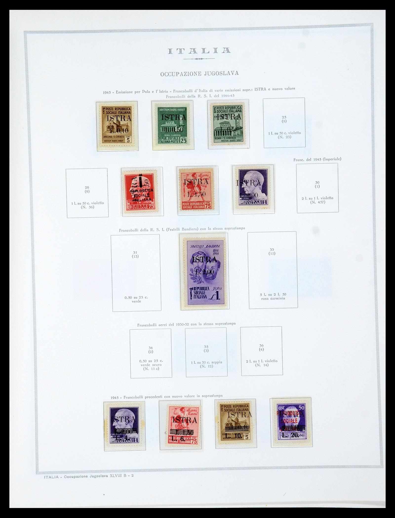 35335 059 - Postzegelverzameling 35335 Italiaanse gebieden, bezettingen, koloniën