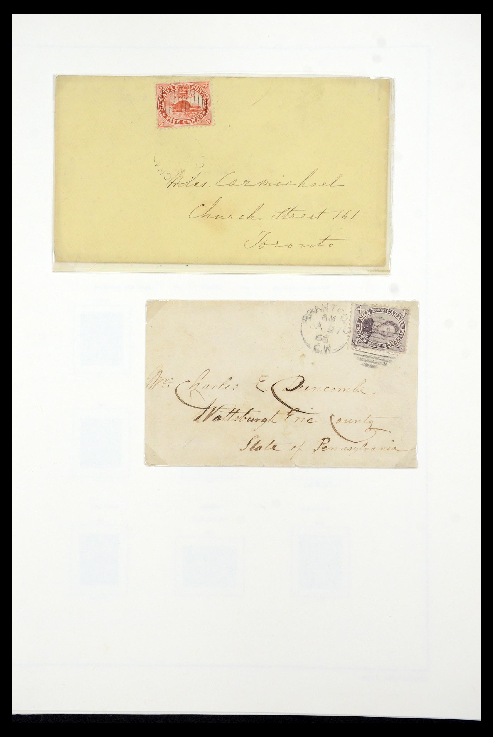 35336 032 - Postzegelverzameling 35336 Canada en provincies 1851-1995.