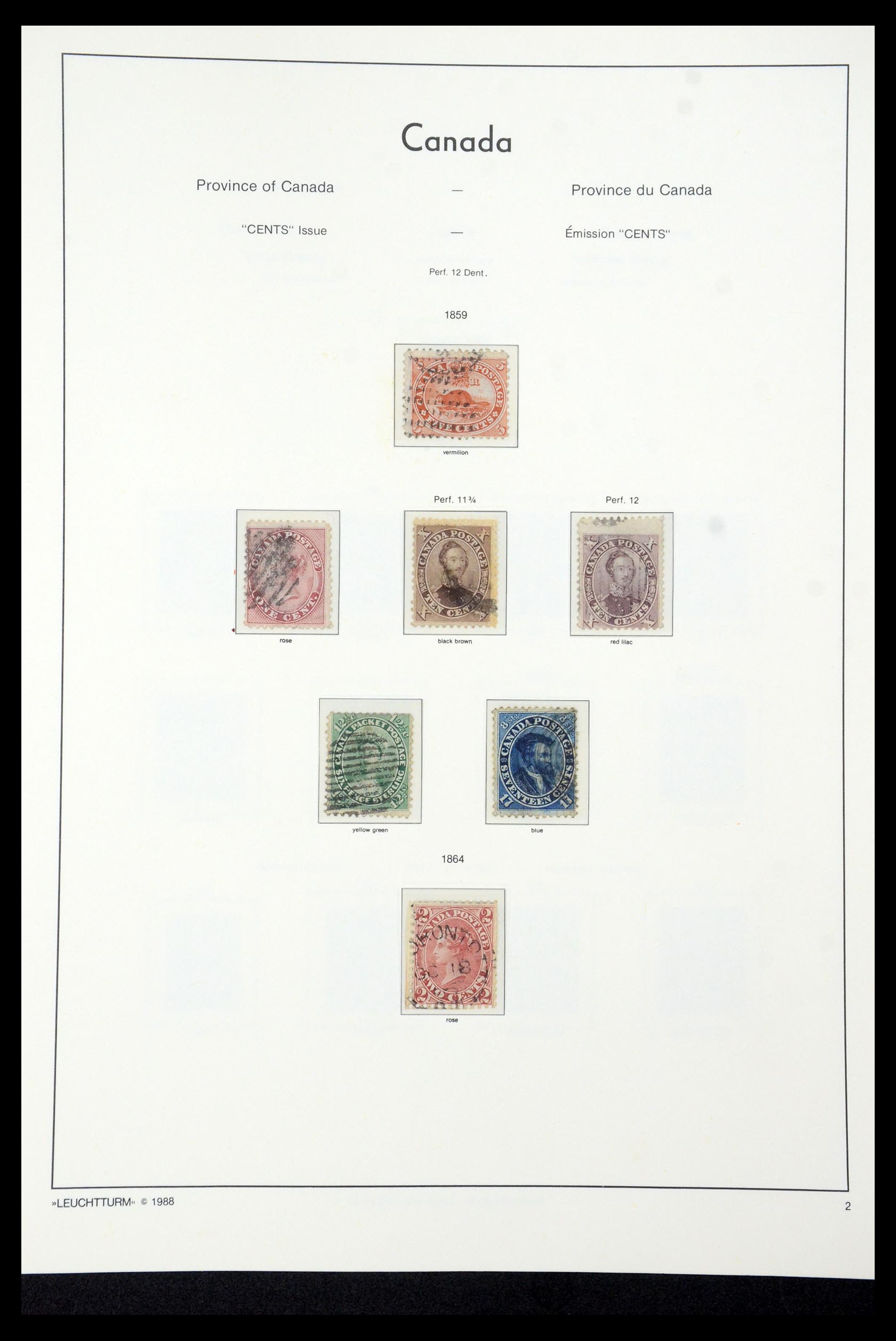 35336 033 - Postzegelverzameling 35336 Canada en provincies 1851-1995.