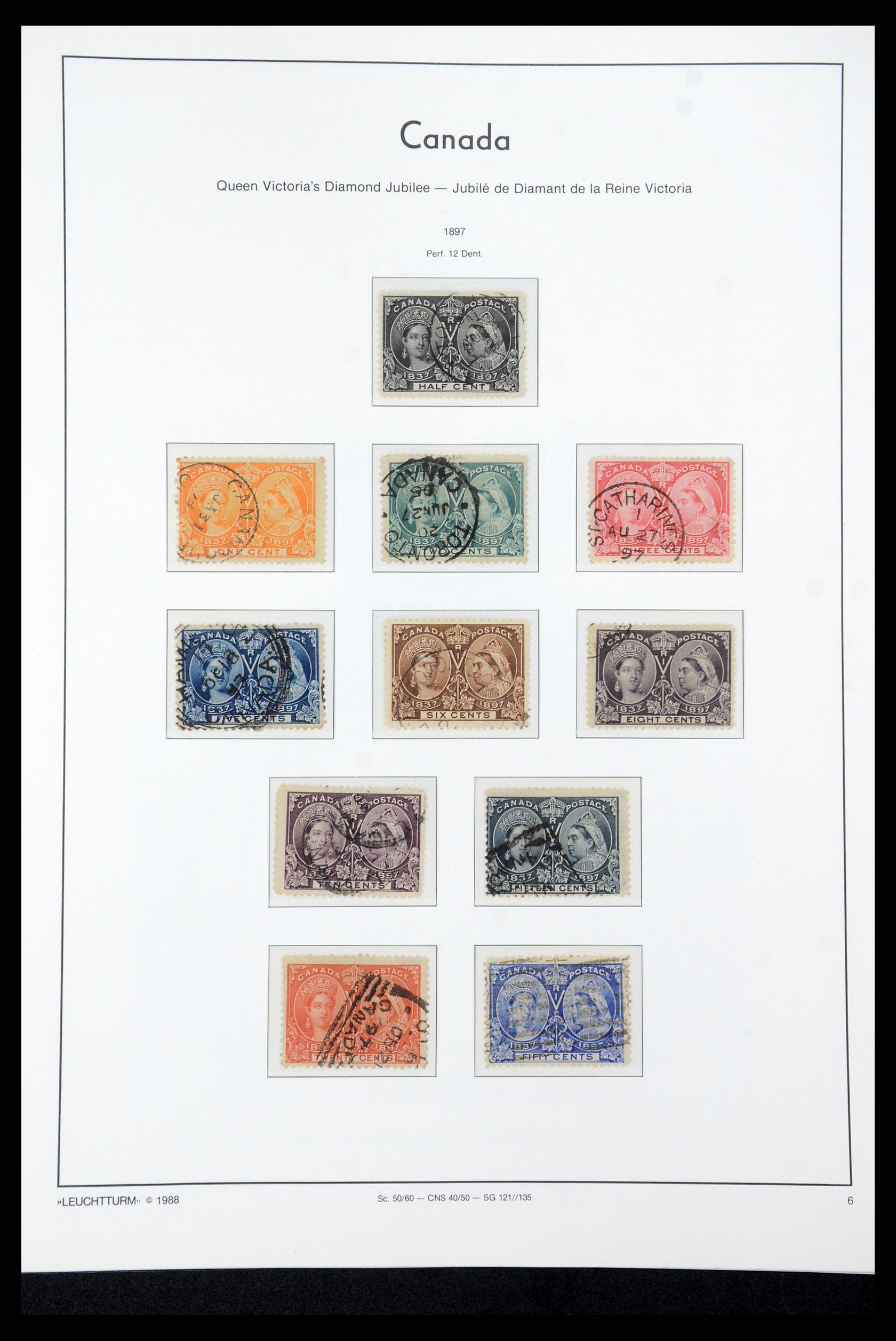 35336 036 - Postzegelverzameling 35336 Canada en provincies 1851-1995.