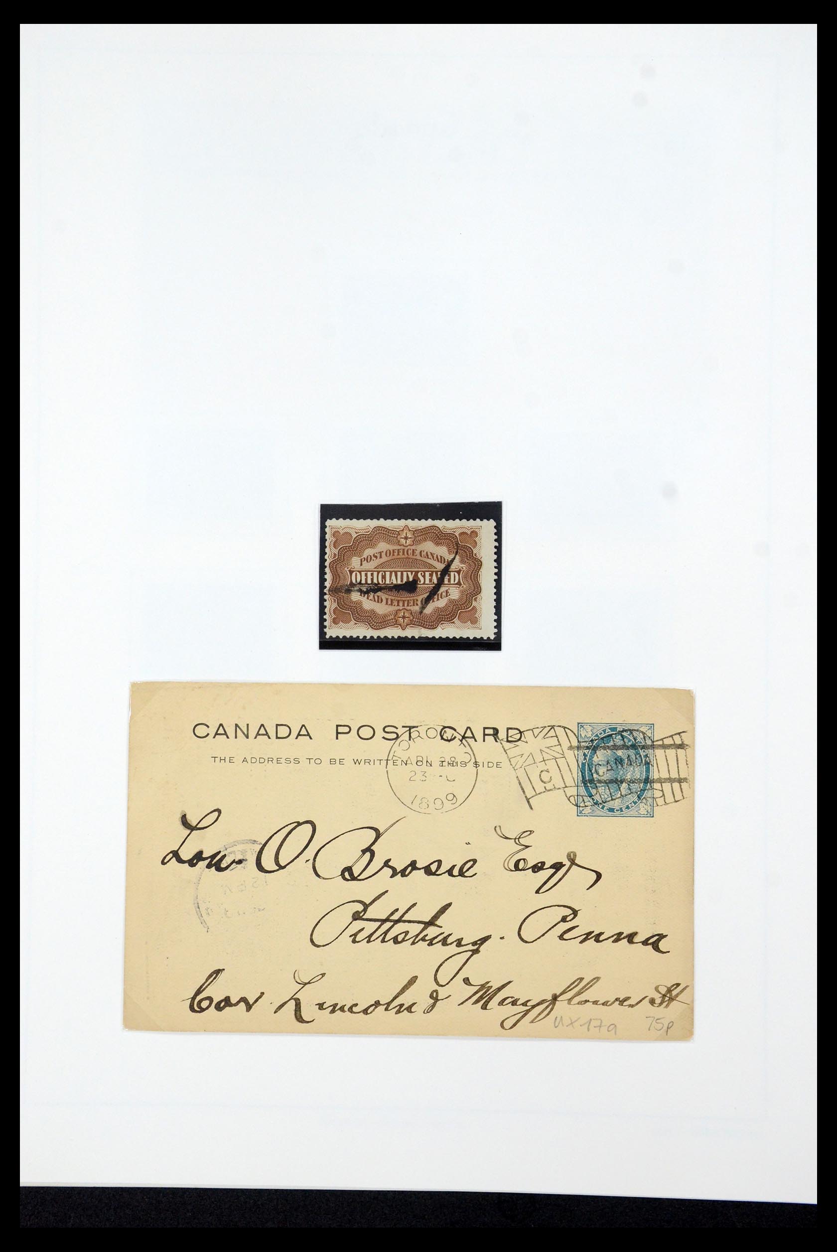 35336 038 - Postzegelverzameling 35336 Canada en provincies 1851-1995.