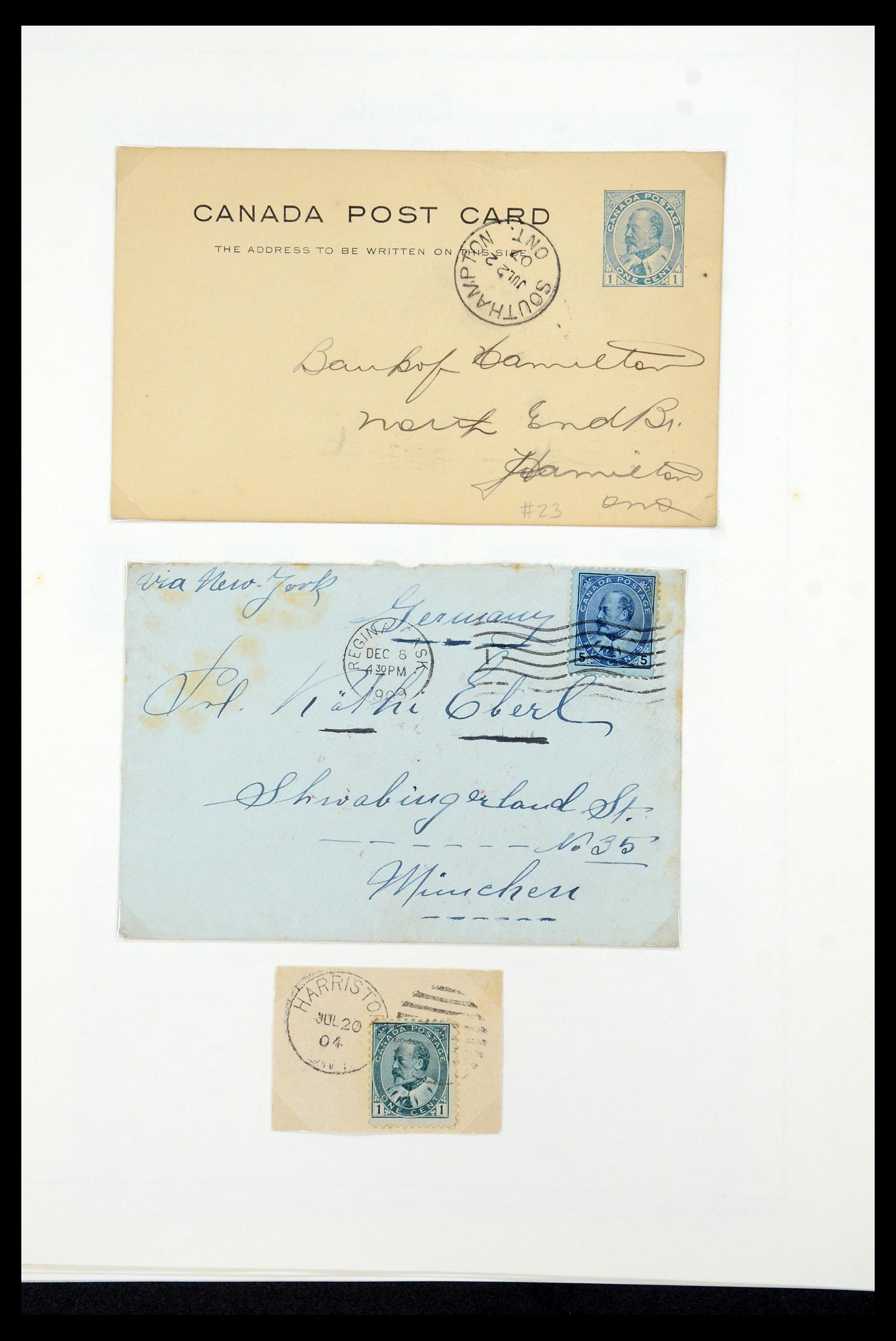 35336 042 - Postzegelverzameling 35336 Canada en provincies 1851-1995.