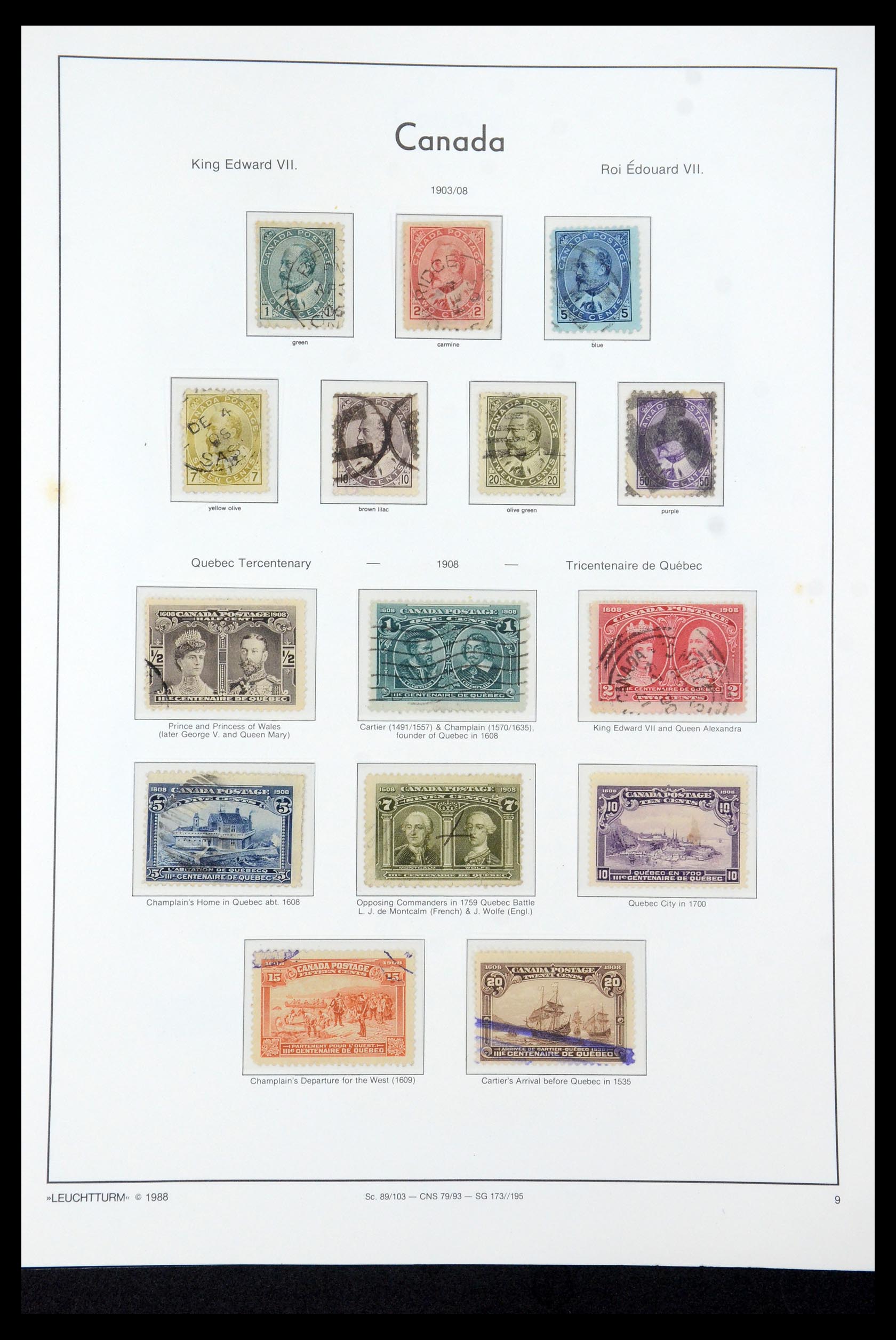35336 043 - Postzegelverzameling 35336 Canada en provincies 1851-1995.