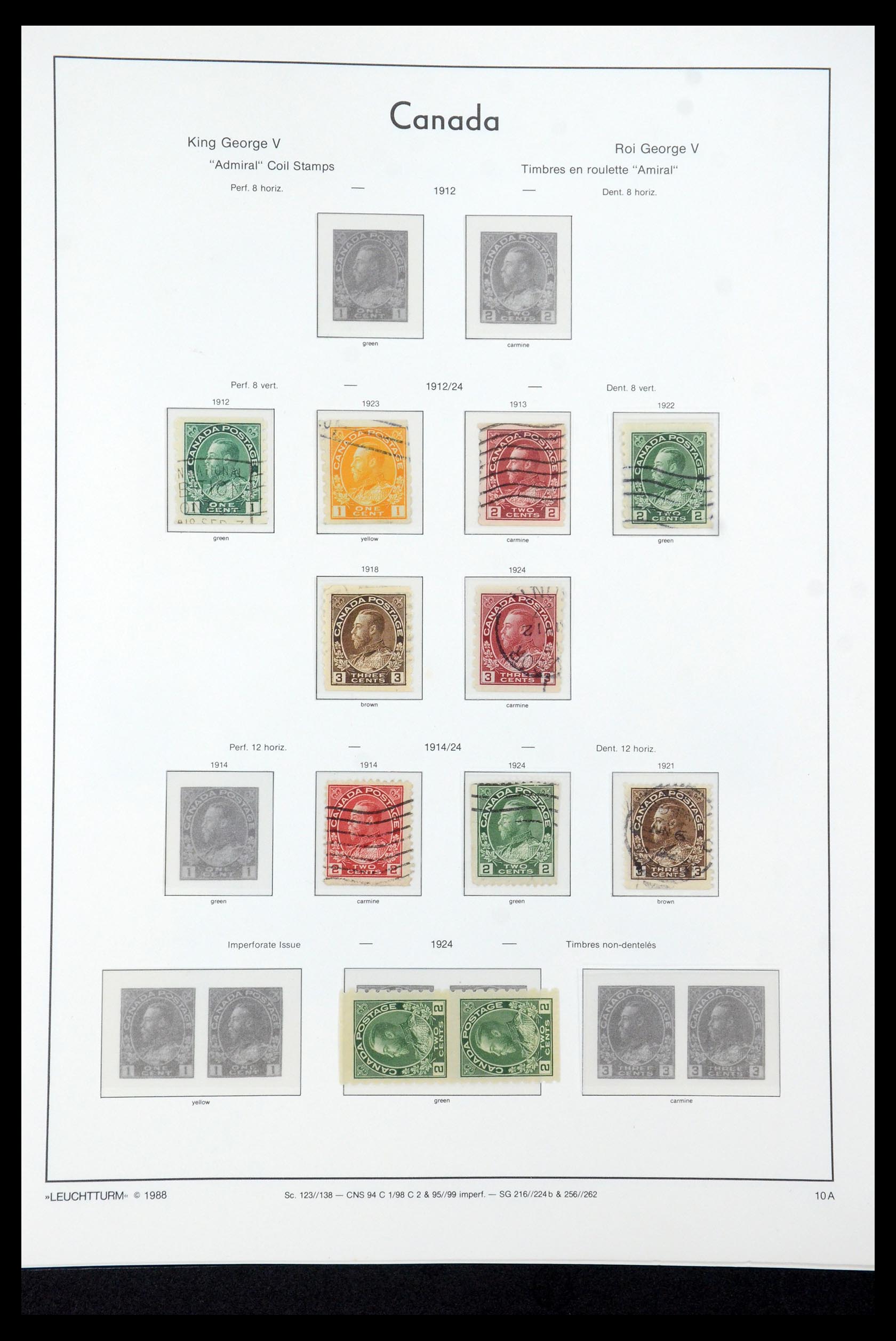 35336 047 - Postzegelverzameling 35336 Canada en provincies 1851-1995.