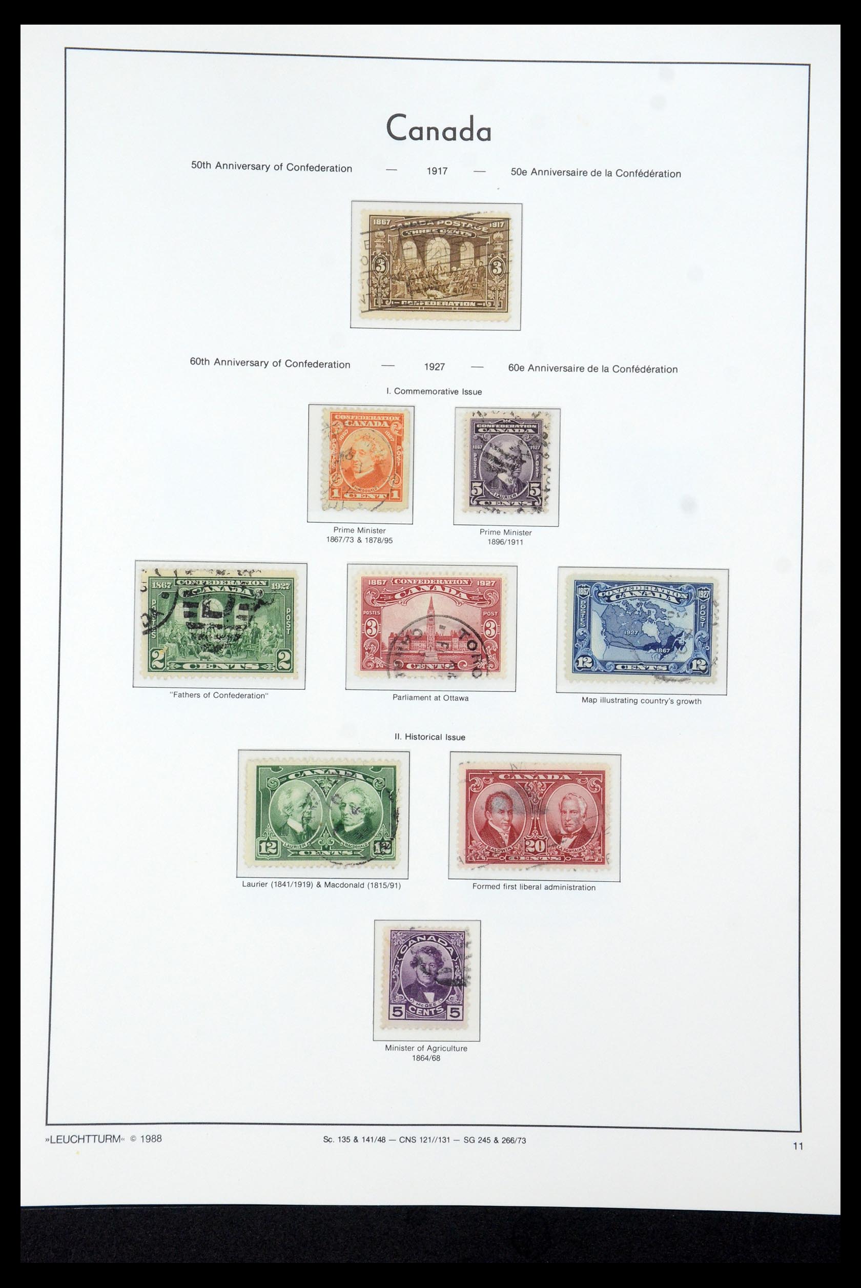 35336 050 - Postzegelverzameling 35336 Canada en provincies 1851-1995.