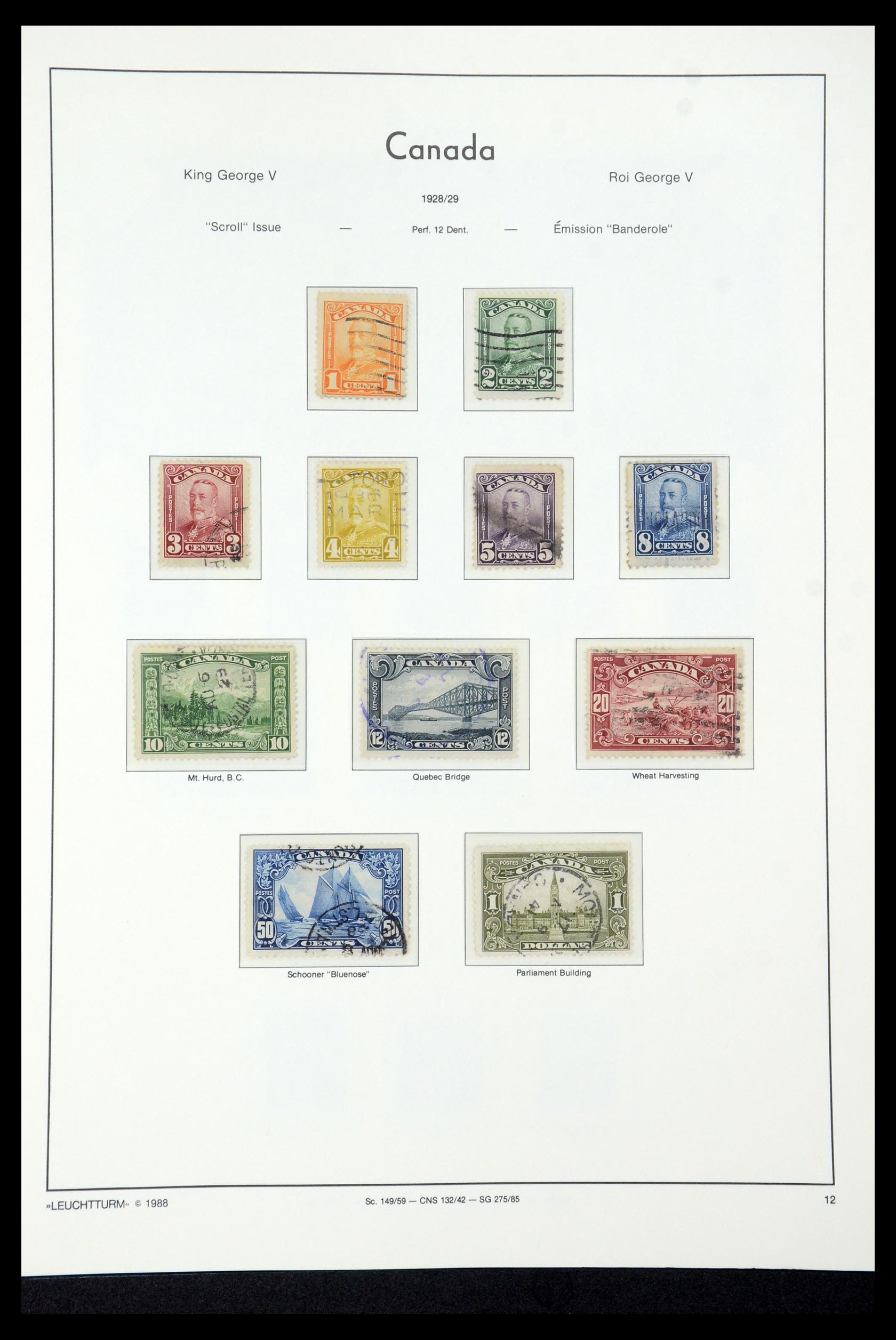 35336 052 - Postzegelverzameling 35336 Canada en provincies 1851-1995.