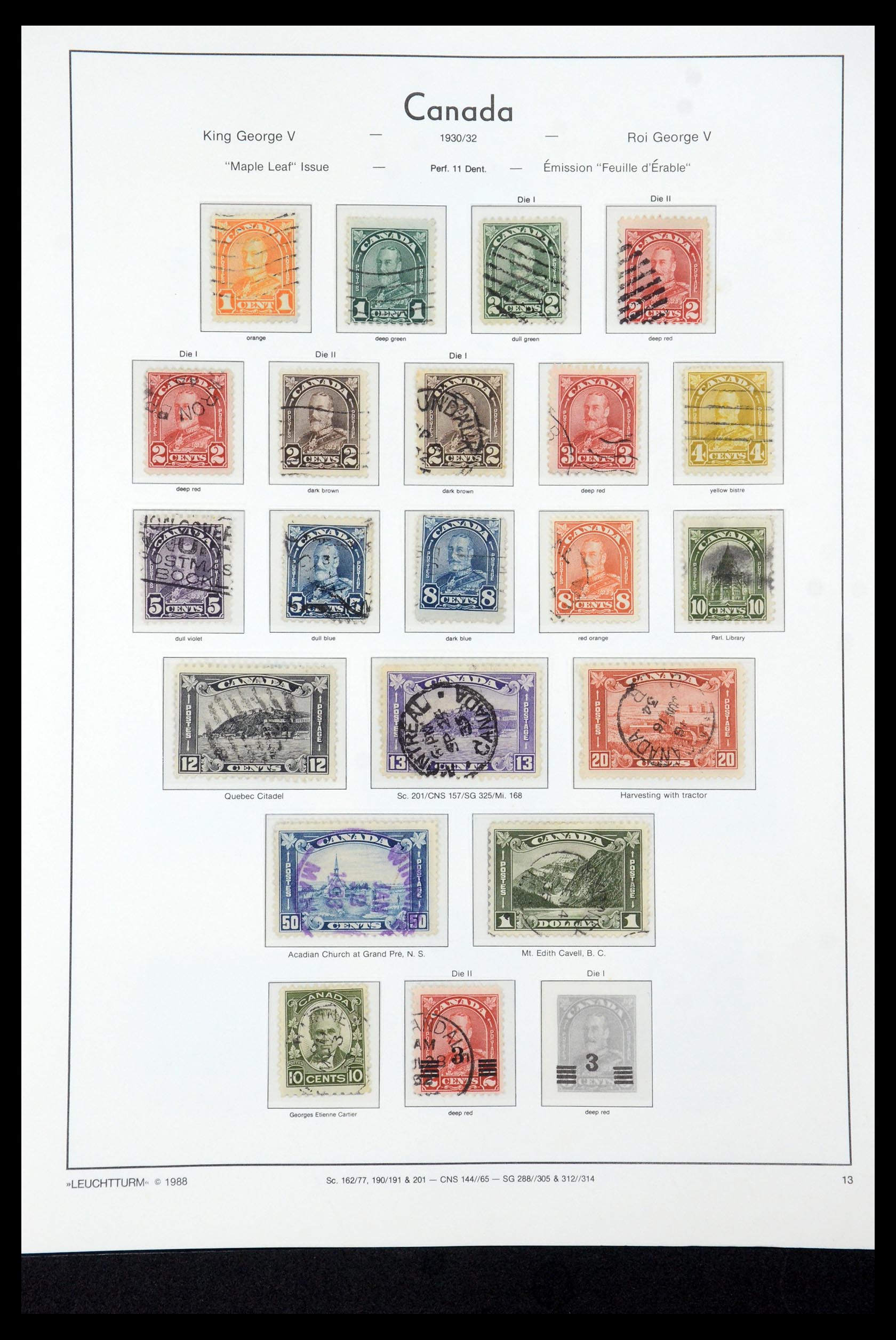 35336 054 - Postzegelverzameling 35336 Canada en provincies 1851-1995.