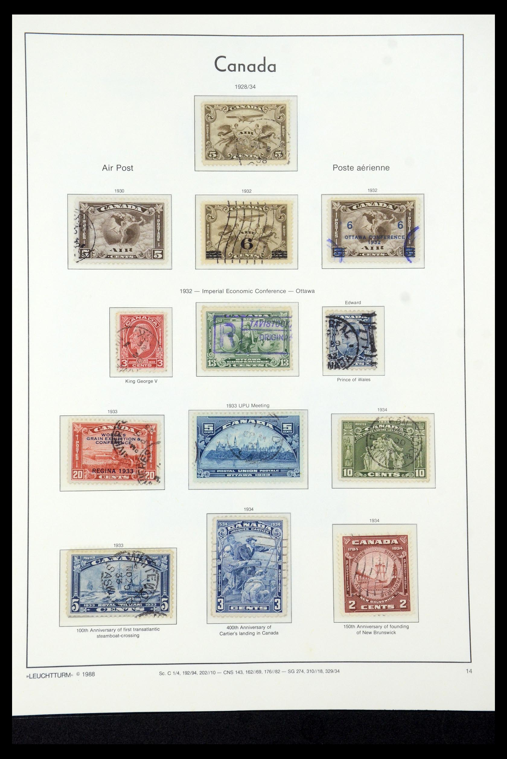 35336 056 - Postzegelverzameling 35336 Canada en provincies 1851-1995.