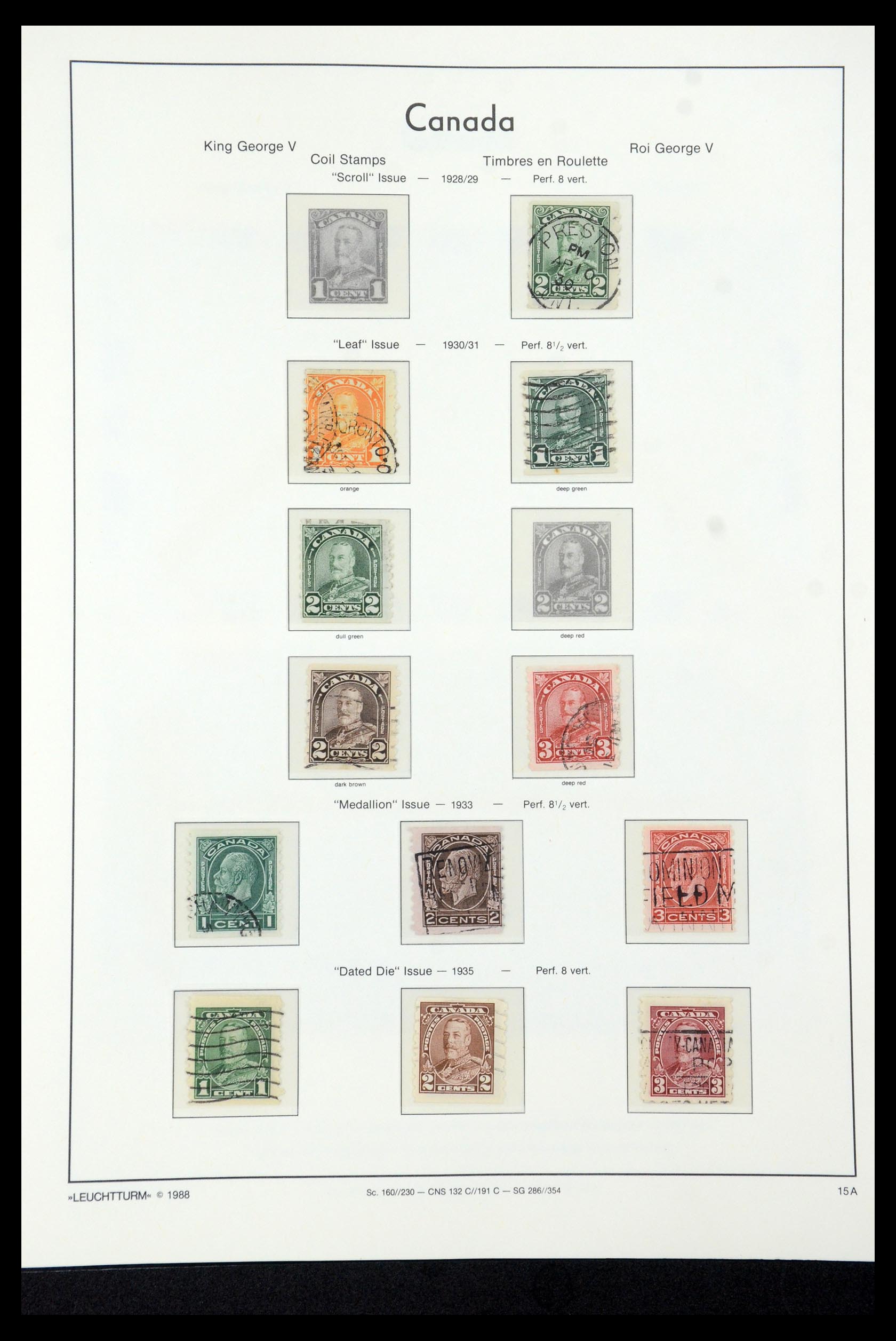 35336 060 - Postzegelverzameling 35336 Canada en provincies 1851-1995.