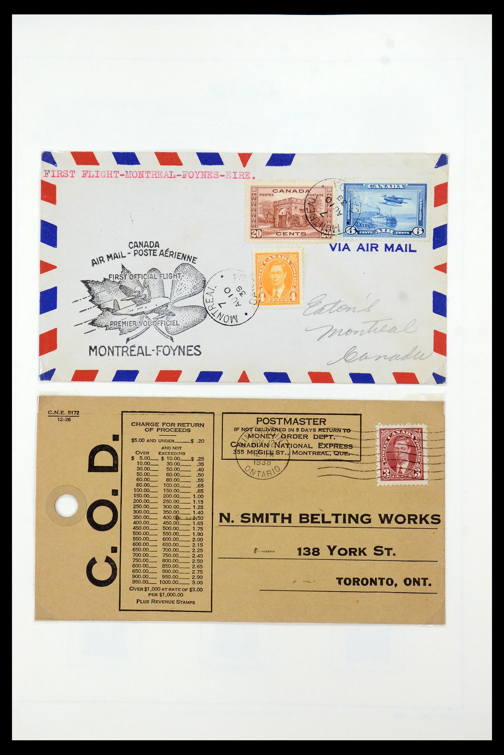 35336 061 - Postzegelverzameling 35336 Canada en provincies 1851-1995.
