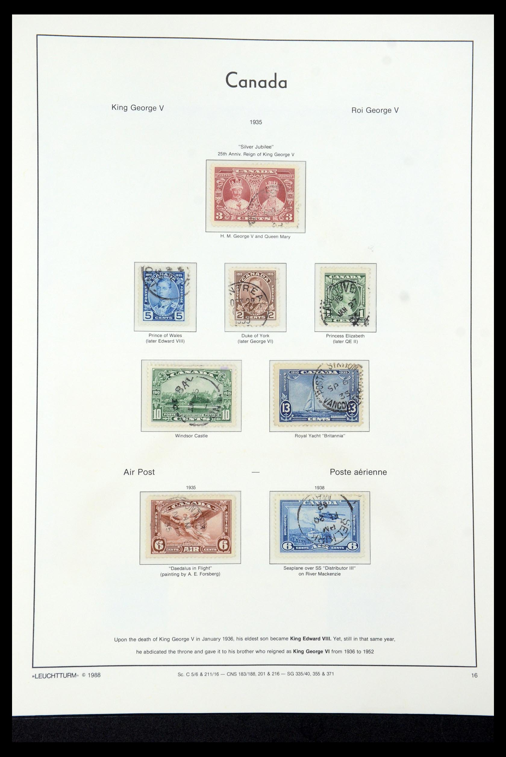 35336 062 - Postzegelverzameling 35336 Canada en provincies 1851-1995.