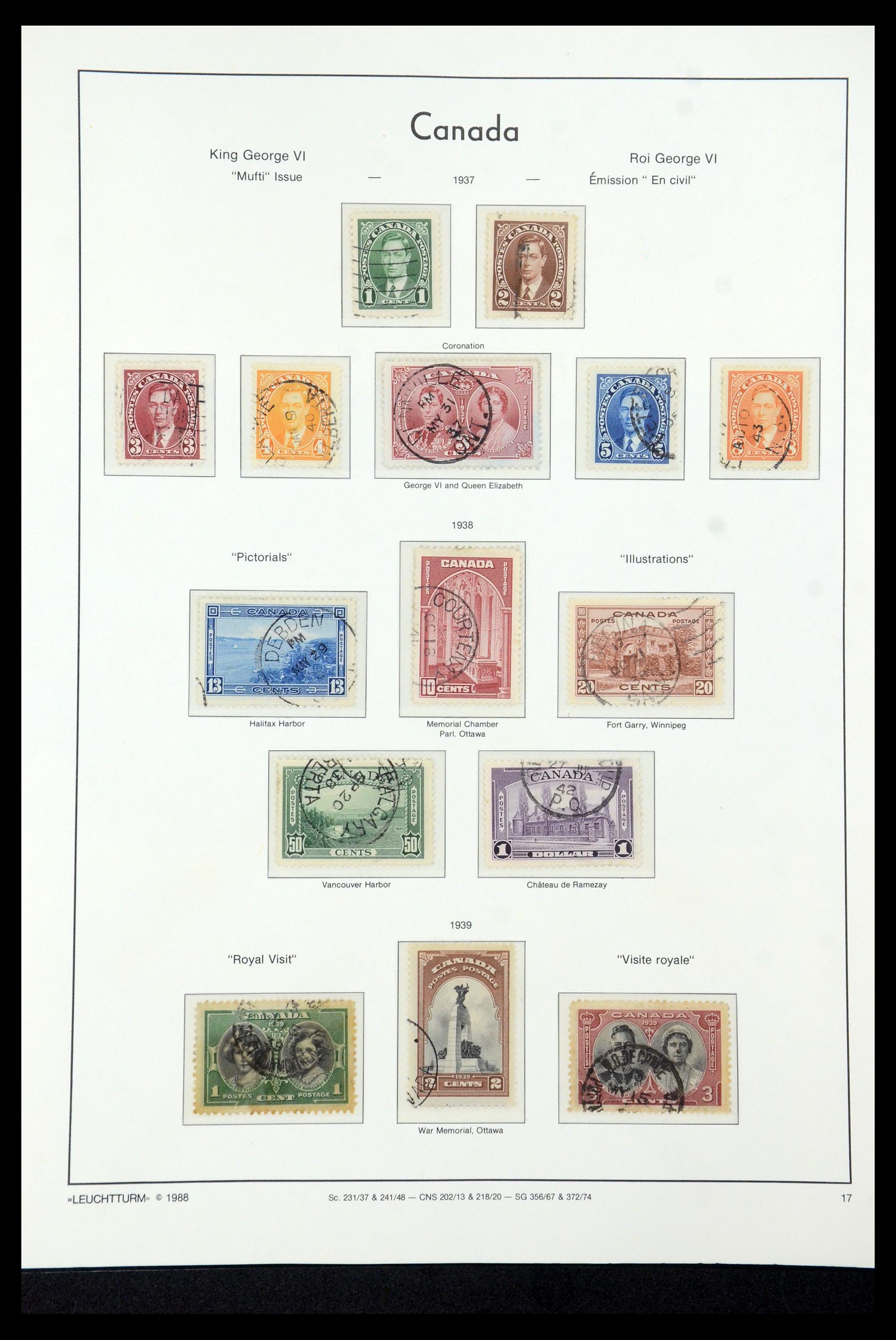 35336 064 - Postzegelverzameling 35336 Canada en provincies 1851-1995.