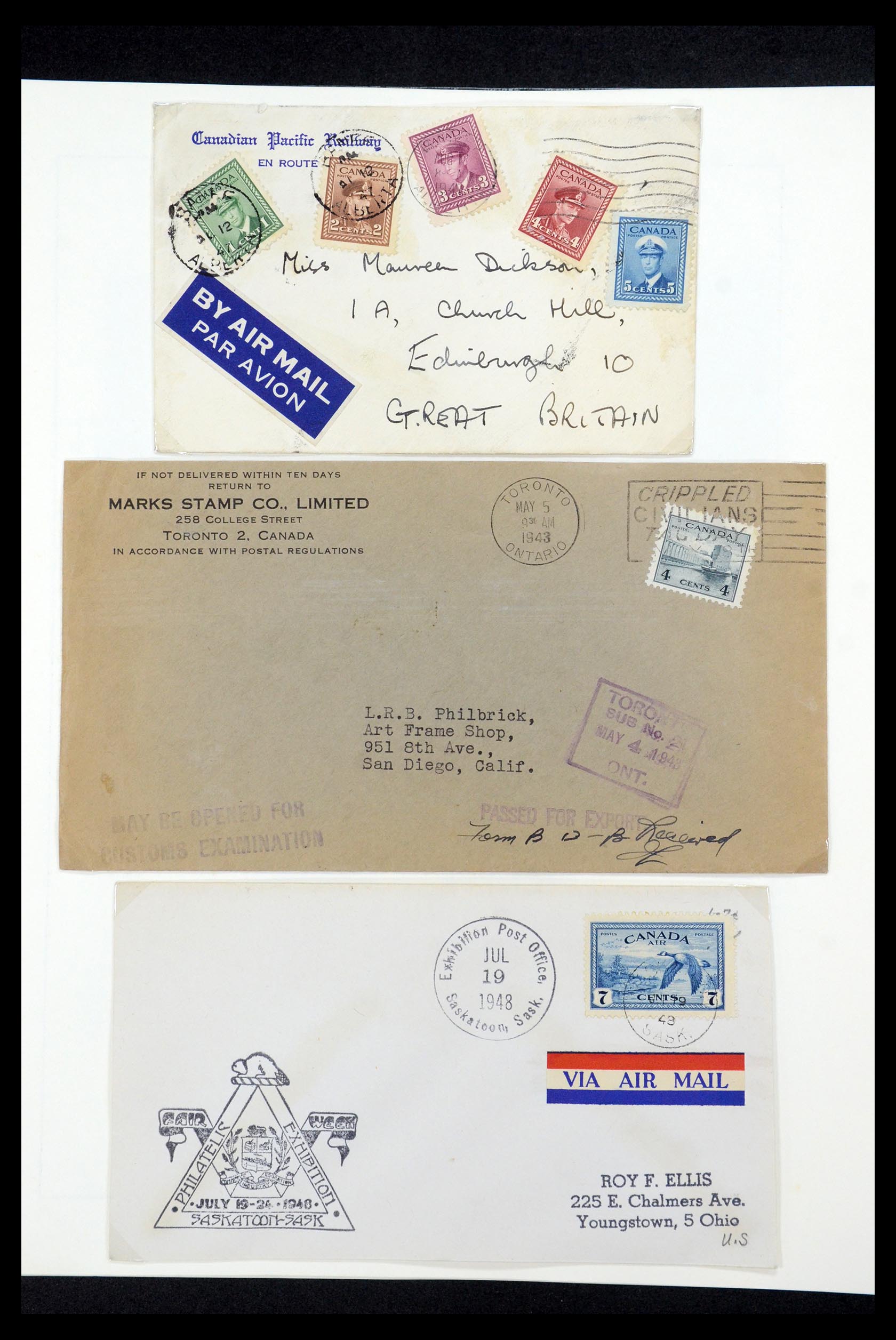 35336 065 - Postzegelverzameling 35336 Canada en provincies 1851-1995.