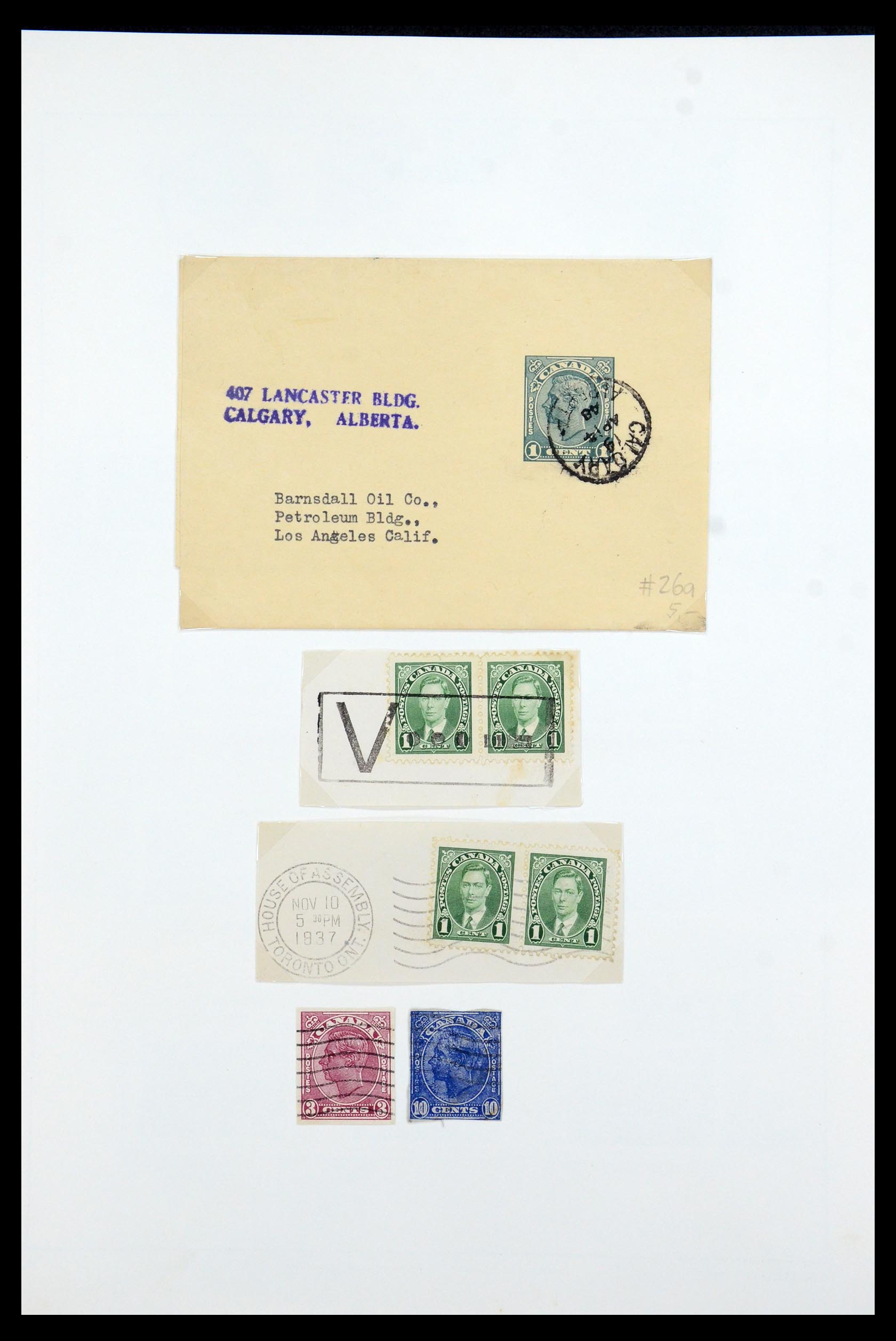 35336 067 - Postzegelverzameling 35336 Canada en provincies 1851-1995.