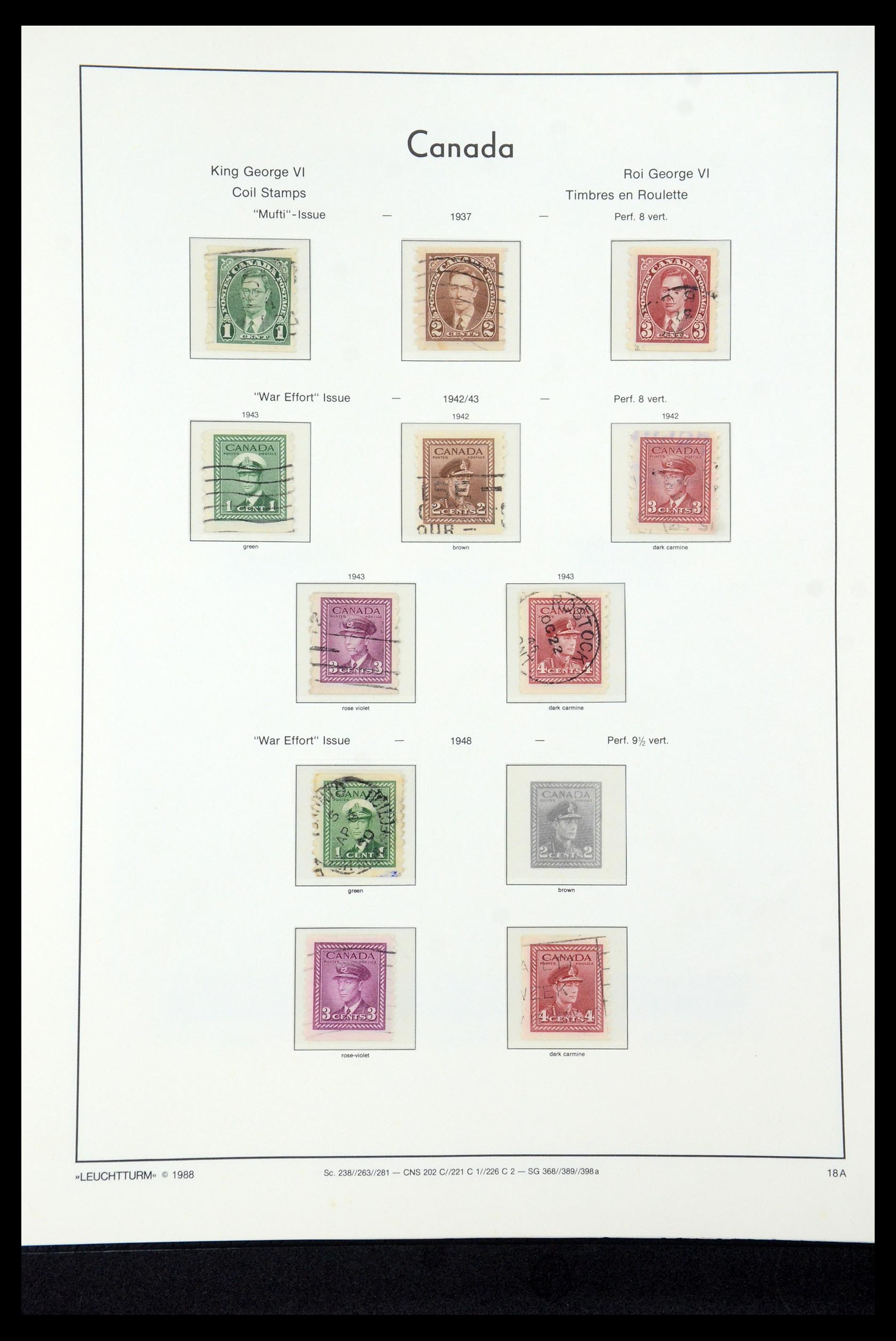 35336 068 - Postzegelverzameling 35336 Canada en provincies 1851-1995.