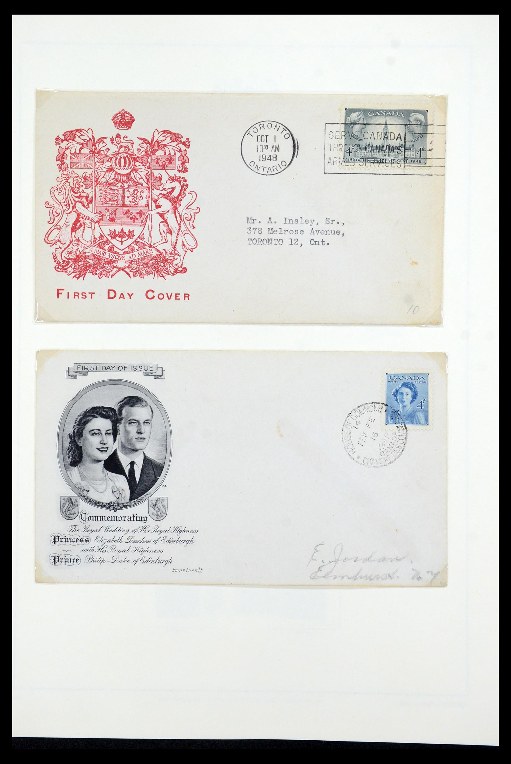 35336 069 - Postzegelverzameling 35336 Canada en provincies 1851-1995.